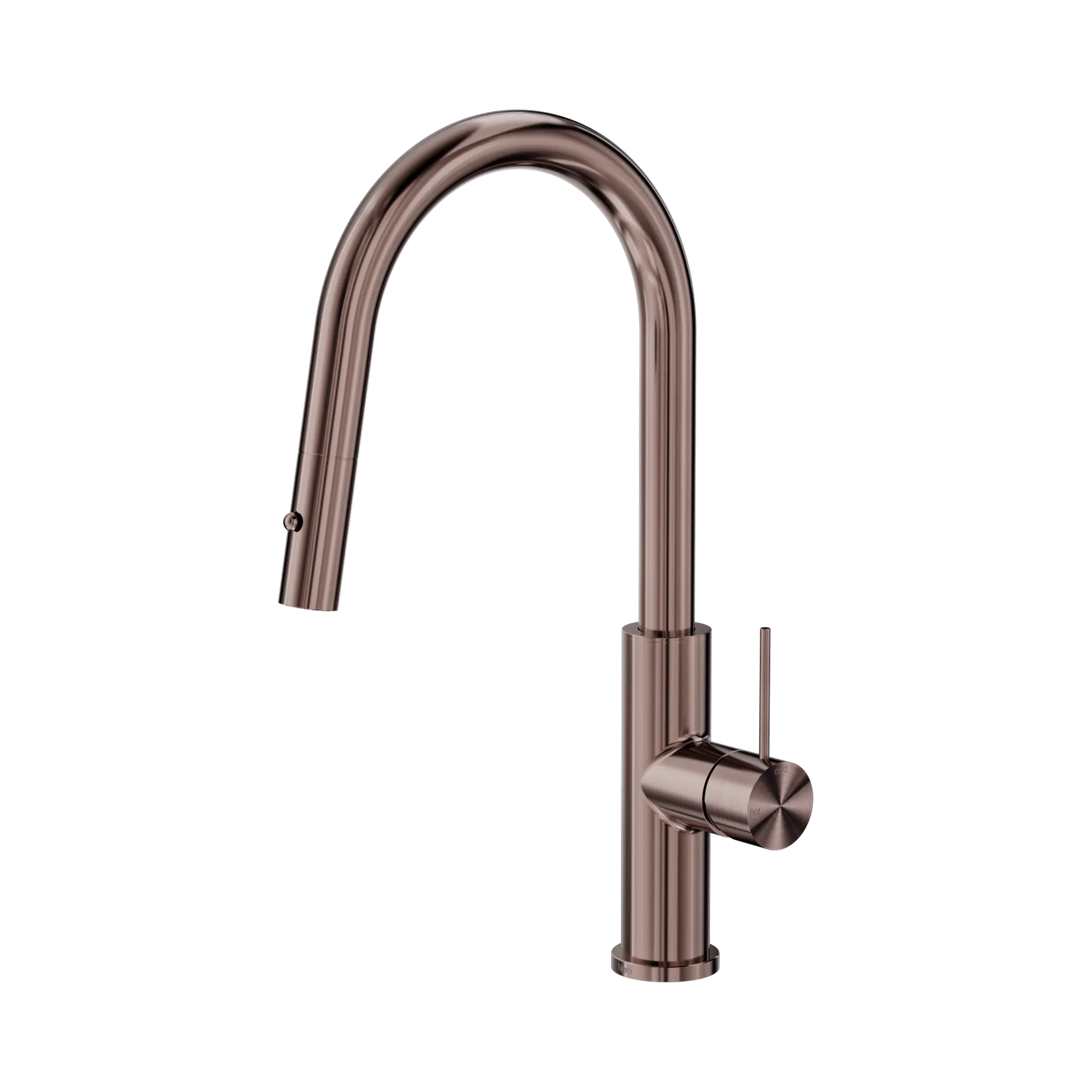 NR221908a BZ Mecca Smart Sensor Pull Out Kitchen Mixer Brushed Bronze image 1