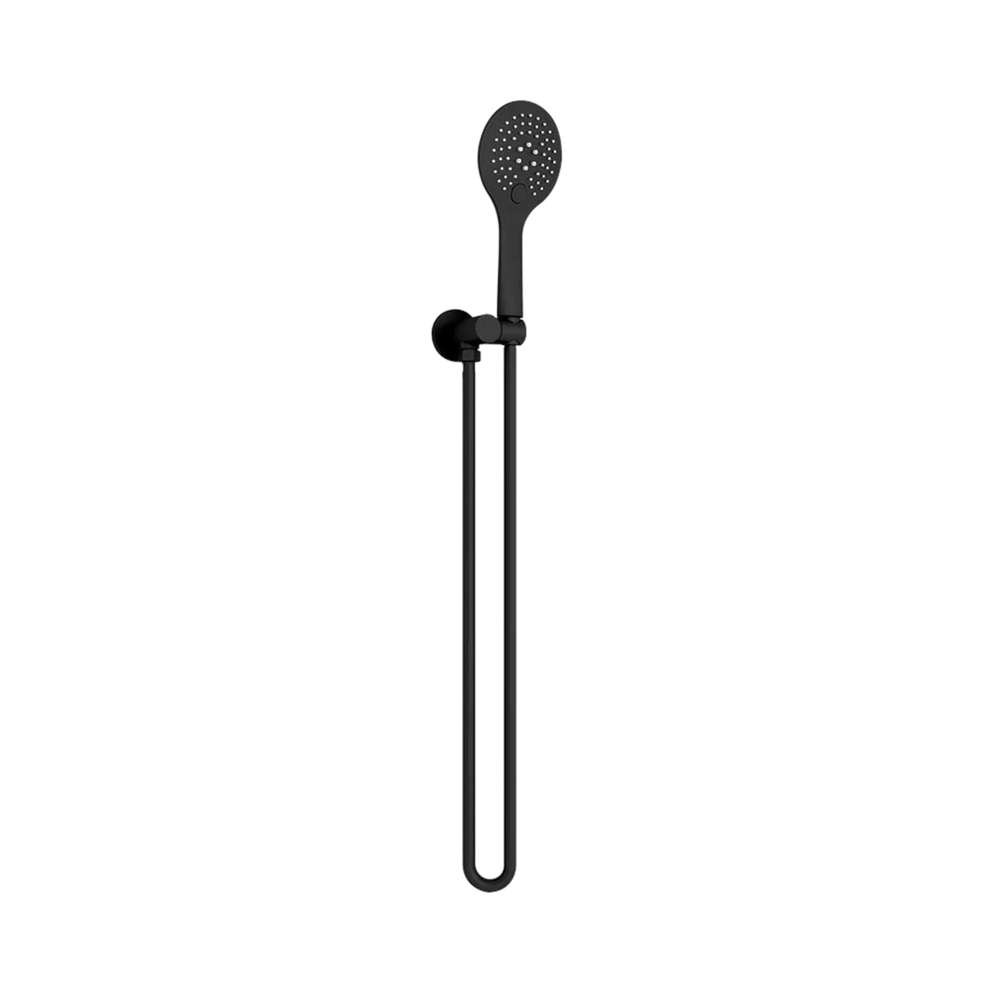 NR305 MB Rain 3 Function Shower On Bracket Matte Black image 1