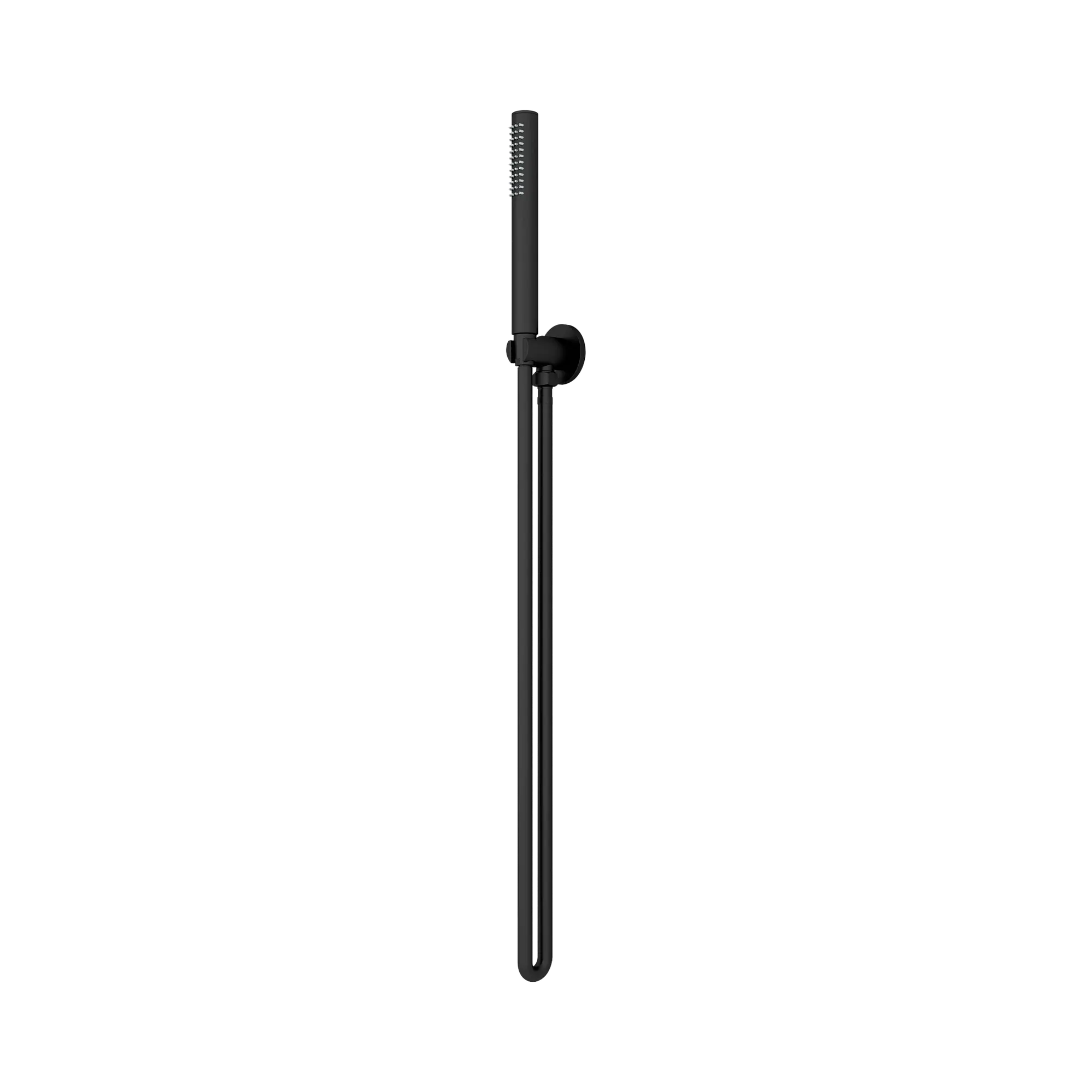 NR307 MB Slim Shower On Bracket Matte Black image 2