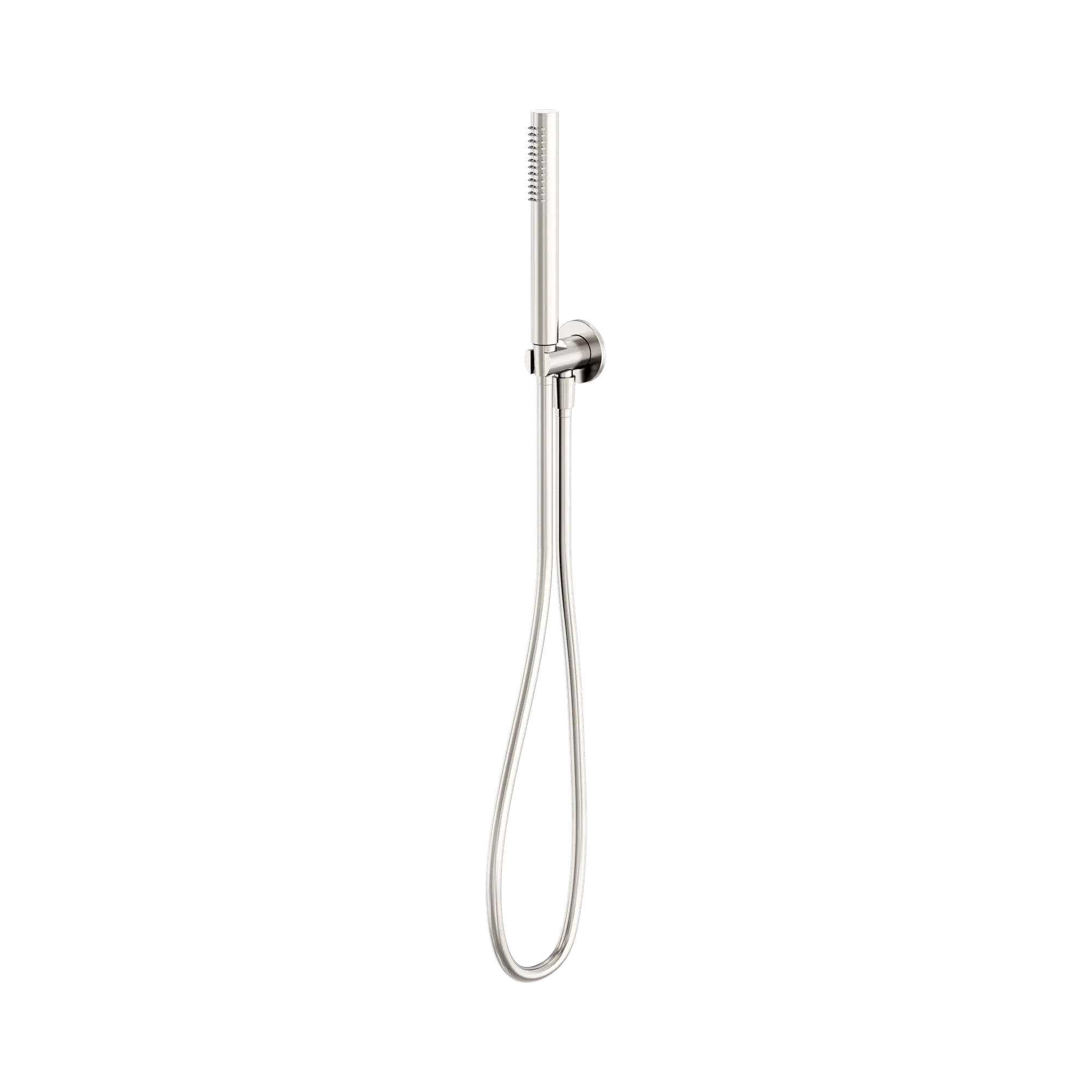 NR307 BN Slim Shower On Bracket Brushed Nickel image 1