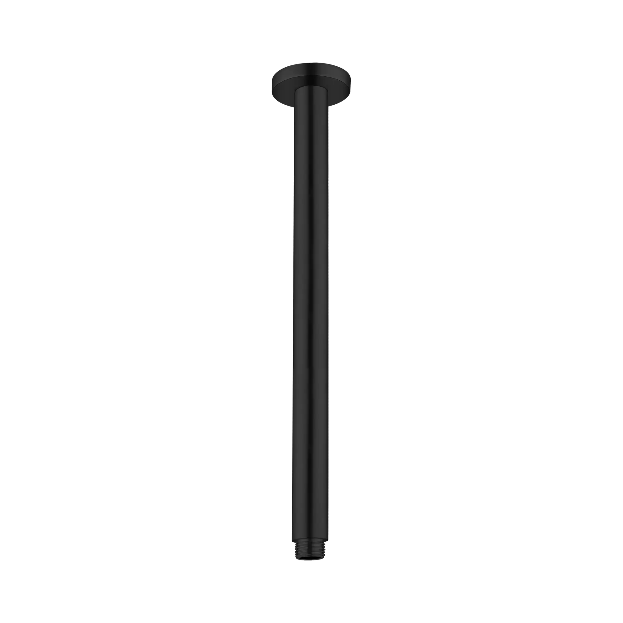 NR503450 MB Round Ceiling Arm 450mm Length Matte Black image 1