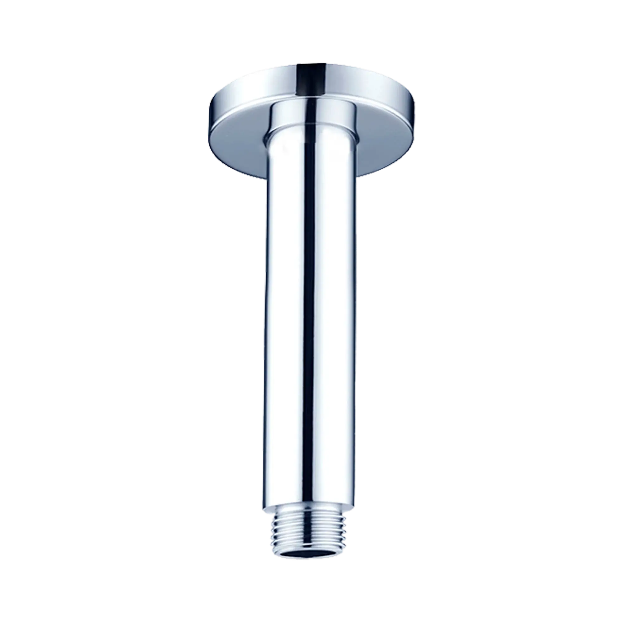 NR503150 CH Round Ceiling Arm 150mm Length Chrome image 1