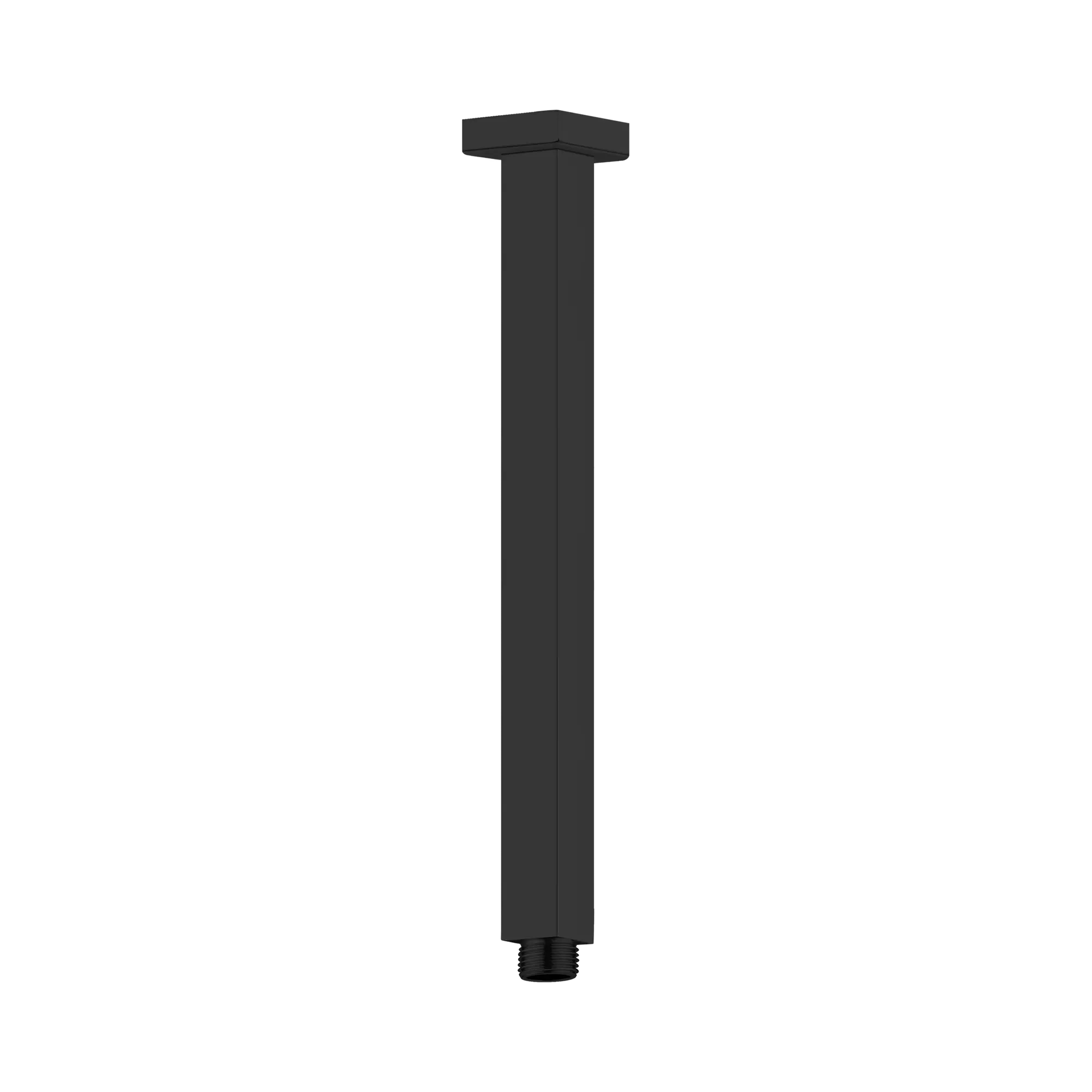NR504300 MB Square Ceiling Arm 300mm Length Matte Black image 1