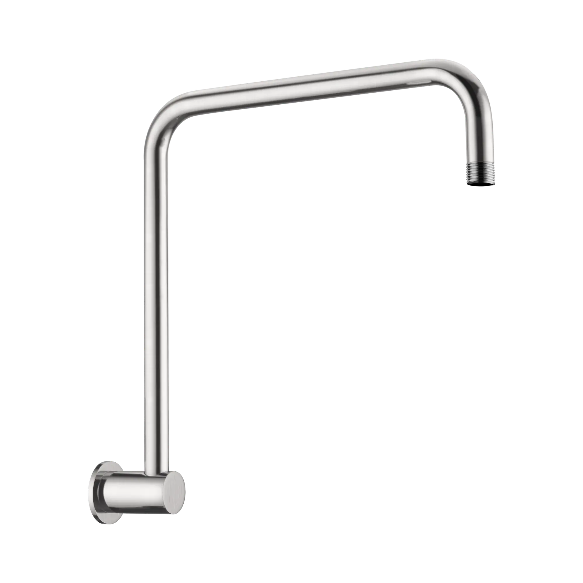 NR506 BN Round Swivel Shower Arm Brushed Nickel image 1