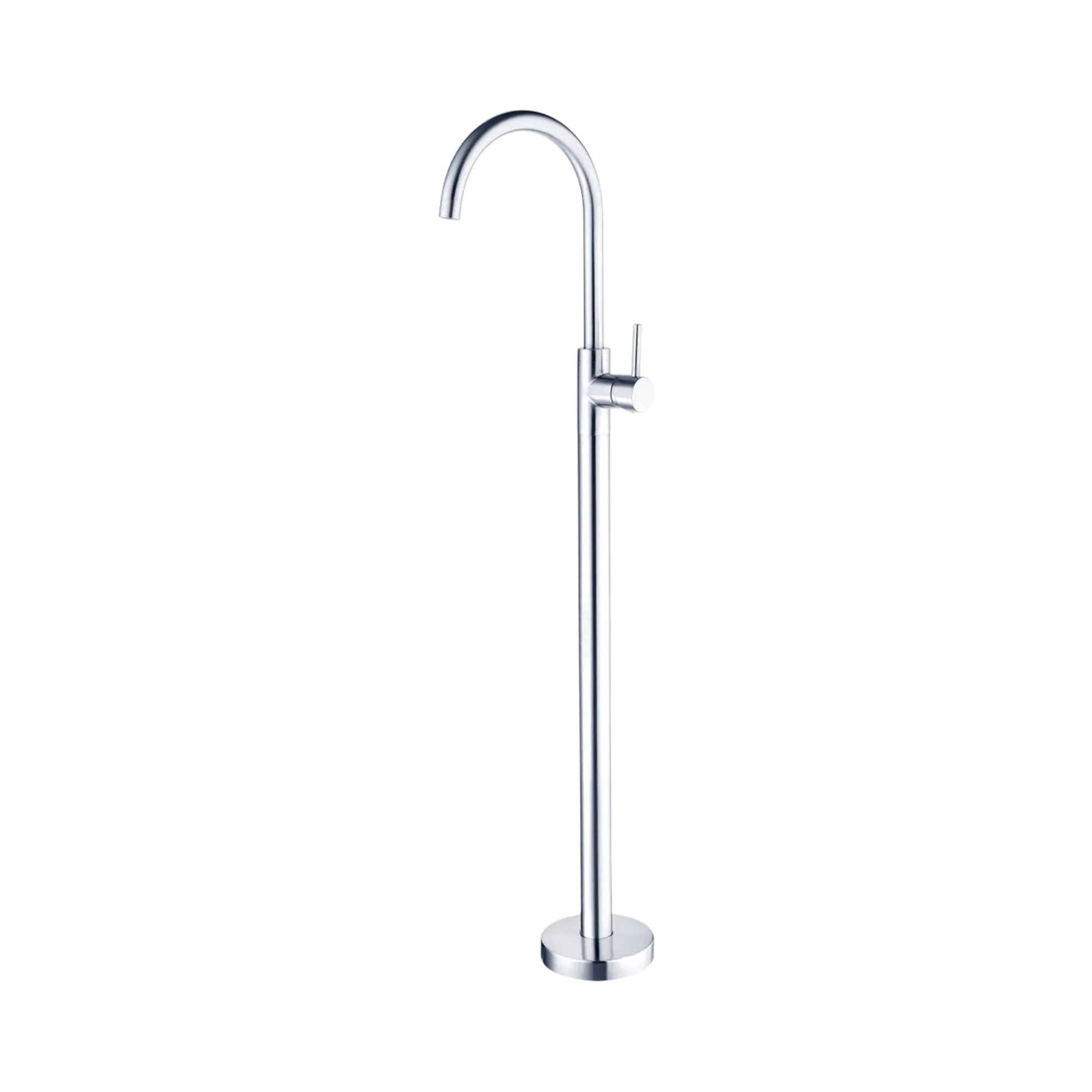 NR210903a01 CH Mecca Freestanding Bath Mixer Chrome image 1
