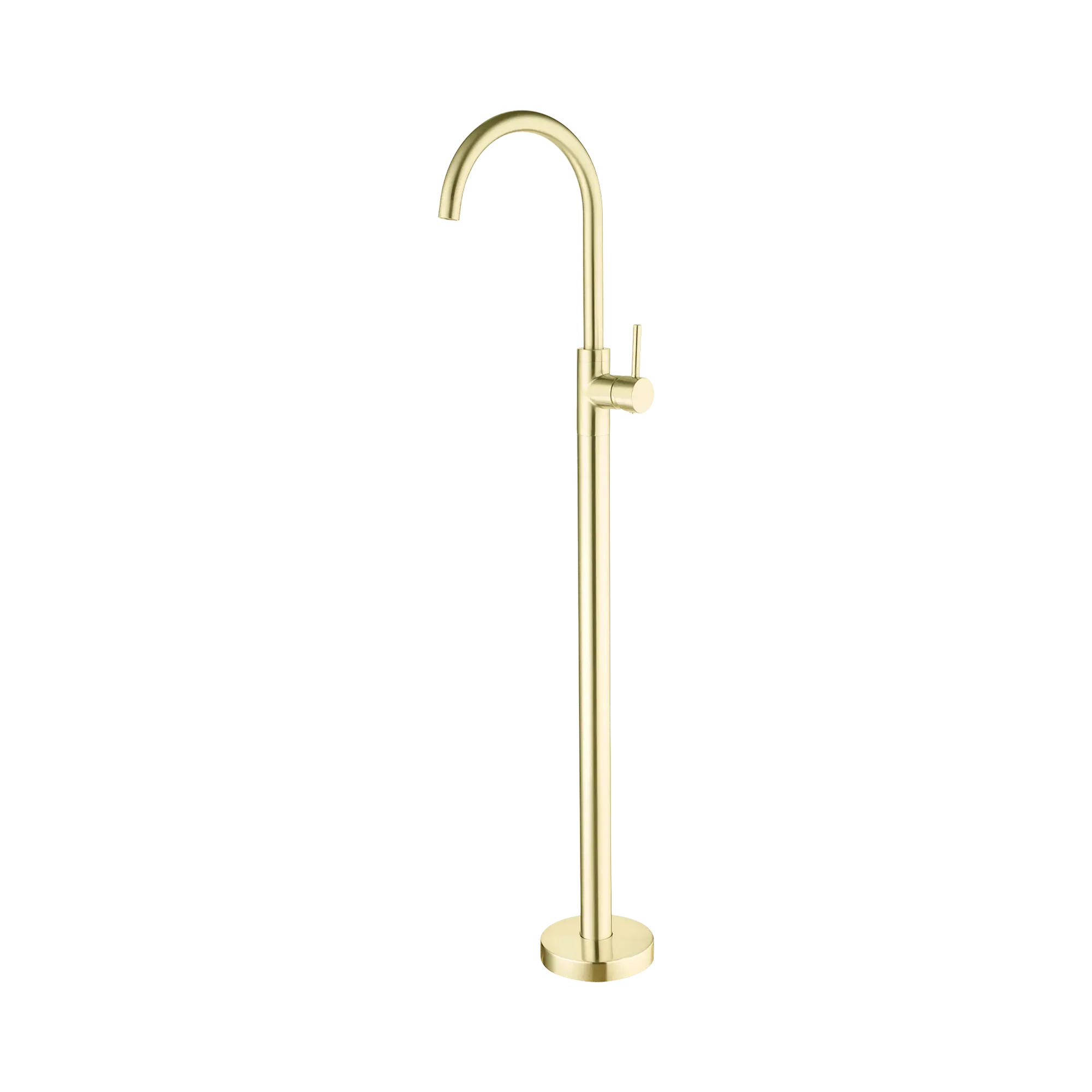 NR210903a01 BG Mecca Freestanding Bath Mixer Brushed Gold image 1