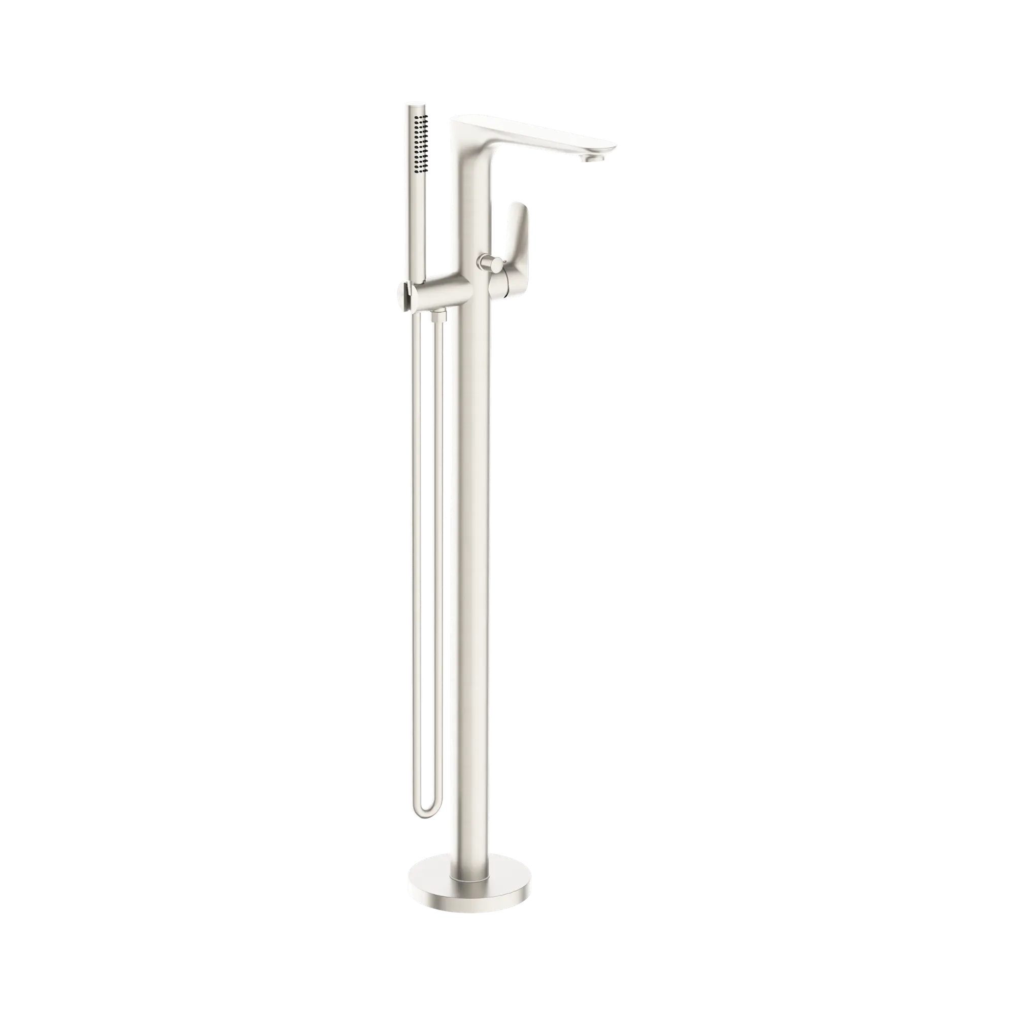 NR321503a BN Bianca Freestanding Bath Mixer With Hand Shower Brushed Nickel image 1
