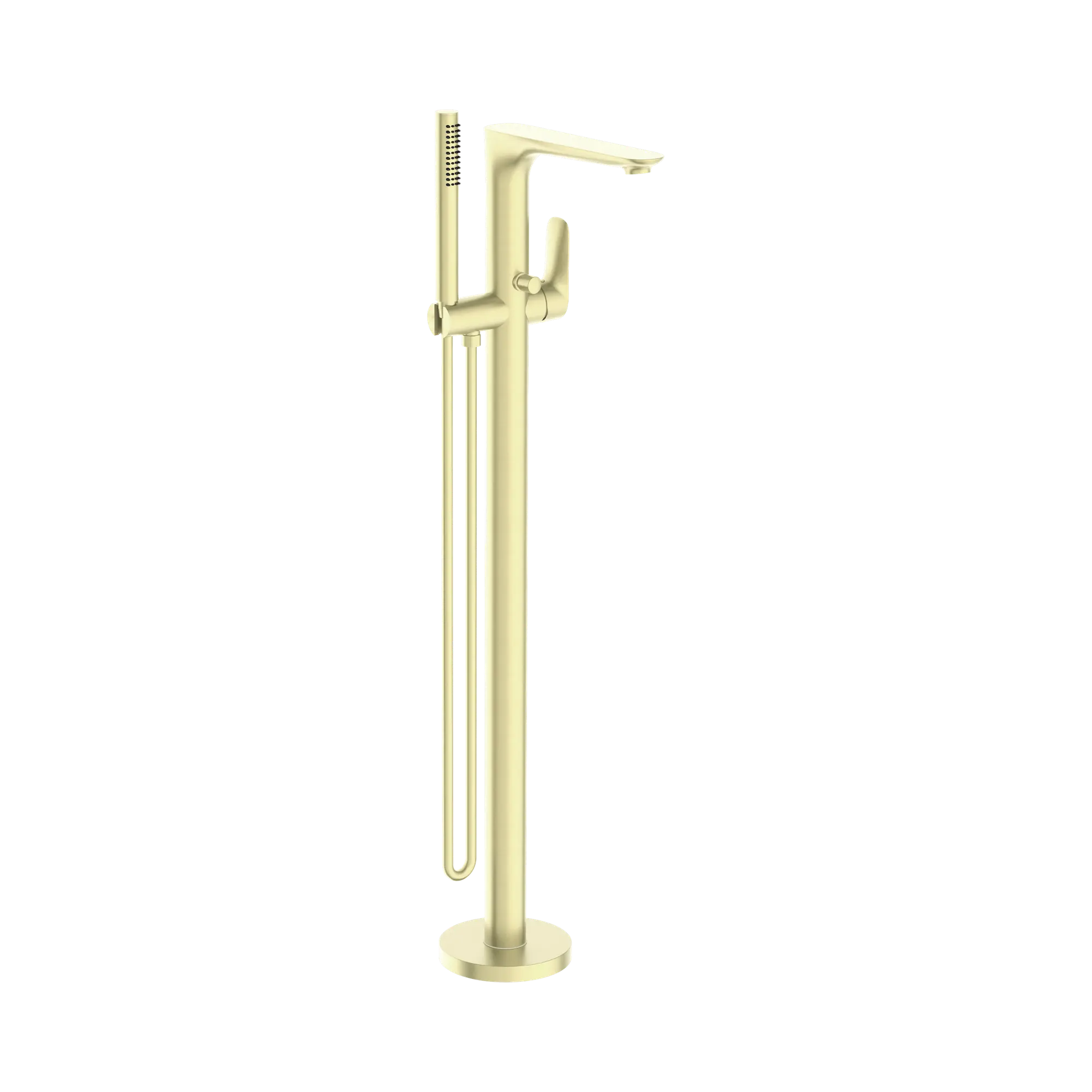 NR321503a BG Bianca Freestanding Bath Mixer With Hand Shower Brushed Gold image 1