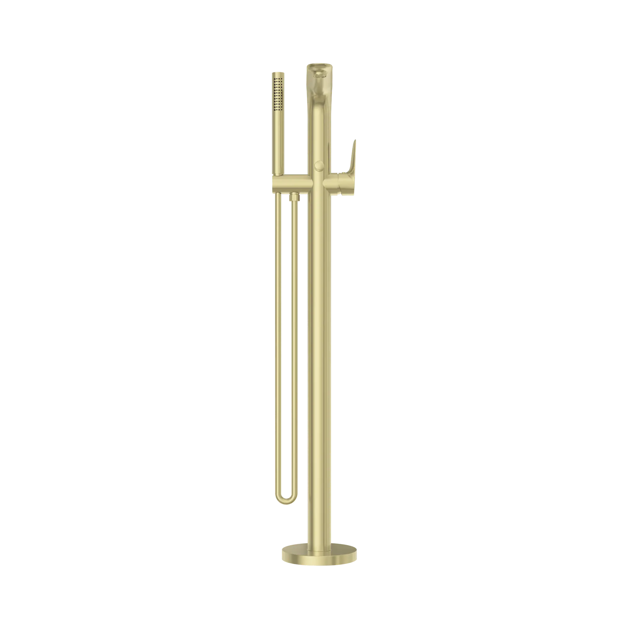 NR321503a BG Bianca Freestanding Bath Mixer With Hand Shower Brushed Gold image 3