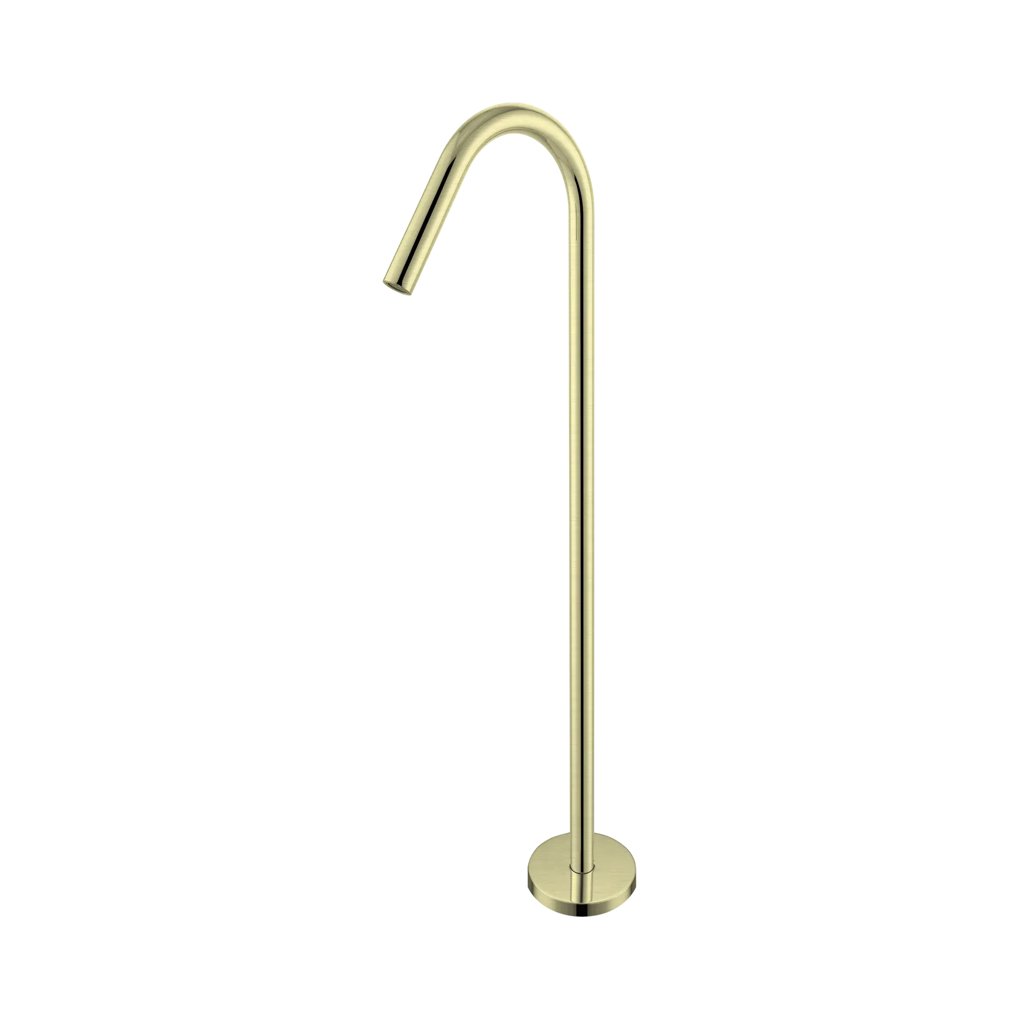 NR221903a BG Mecca Freestanding Bath Spout Only Brushed Gold image 1