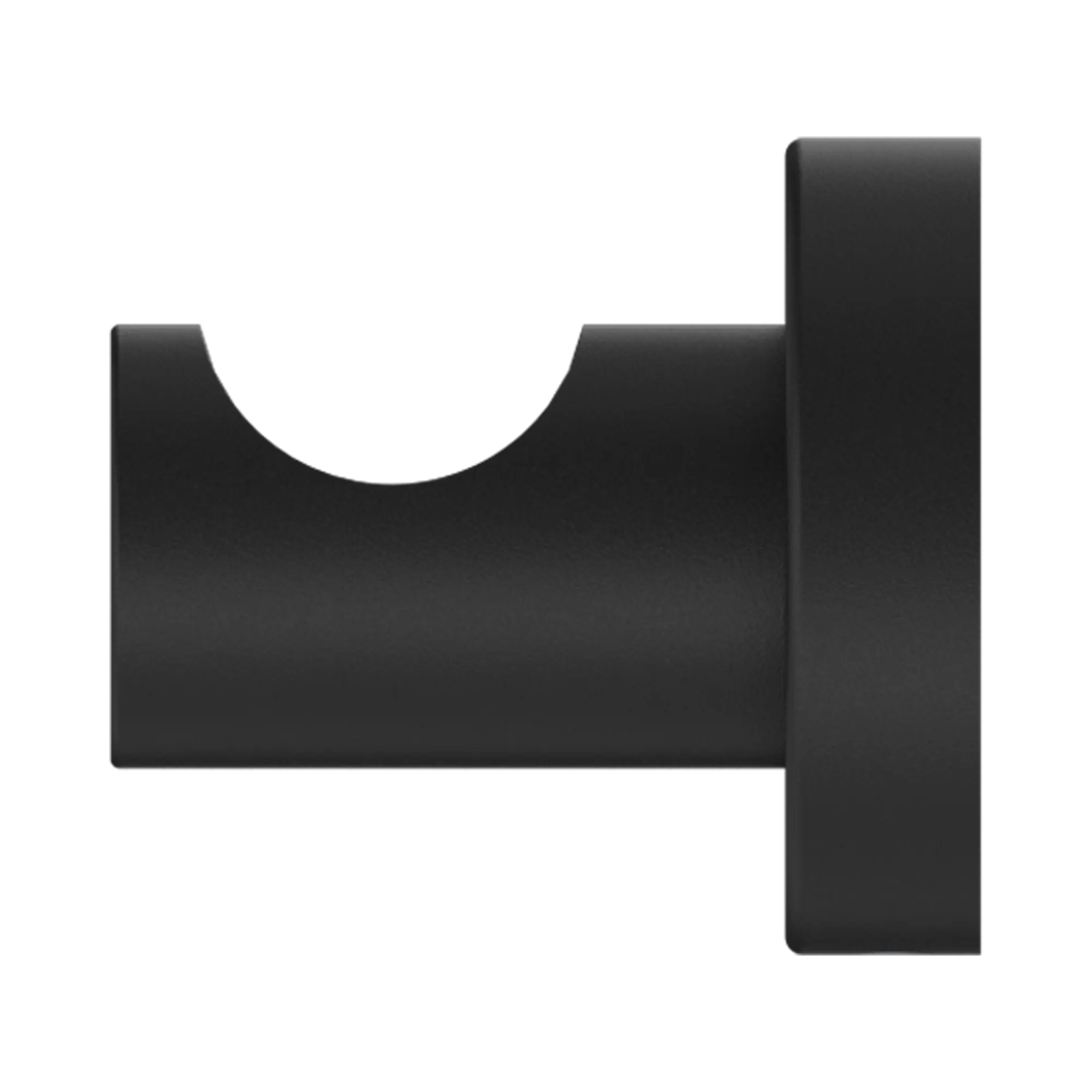 NR1982 MB Mecca Robe Hook Matte Black image 2
