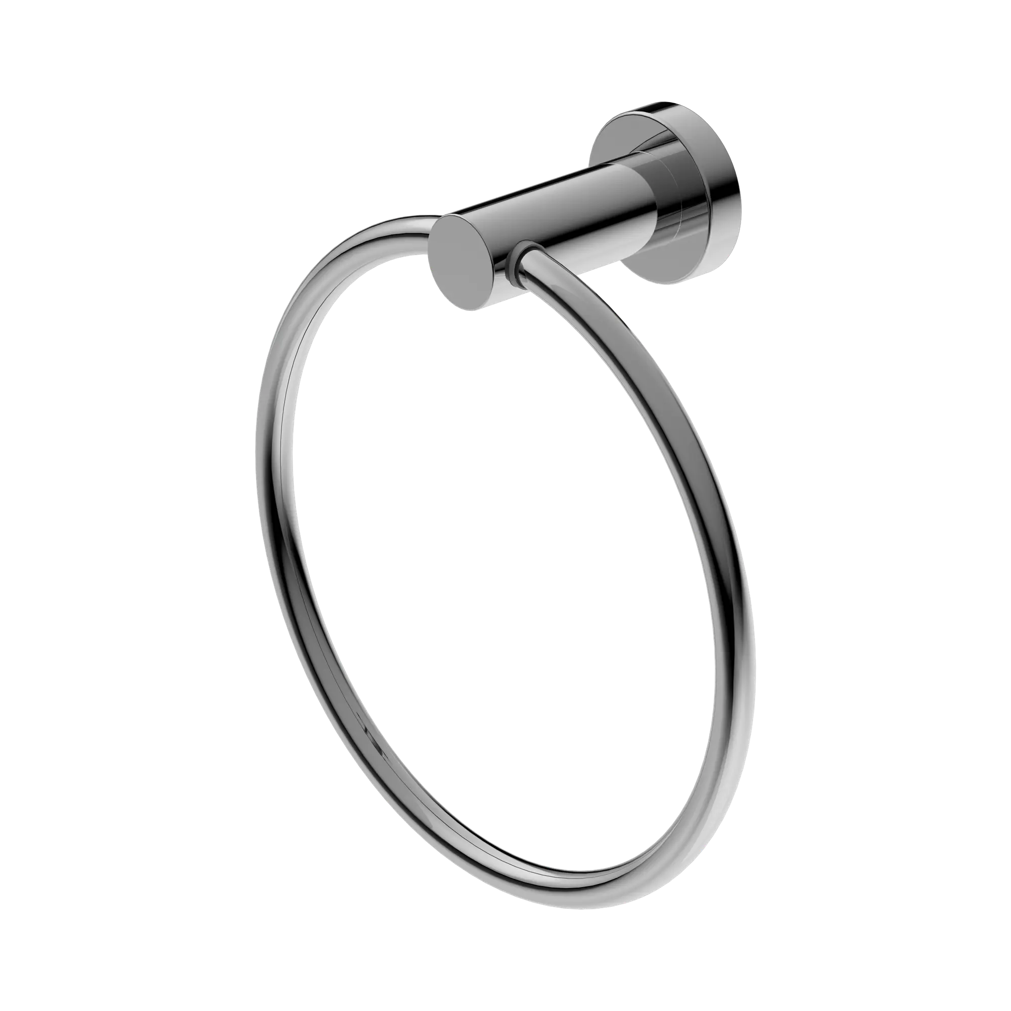 NR1980 CH Mecca Hand Towel Ring Chrome image 1