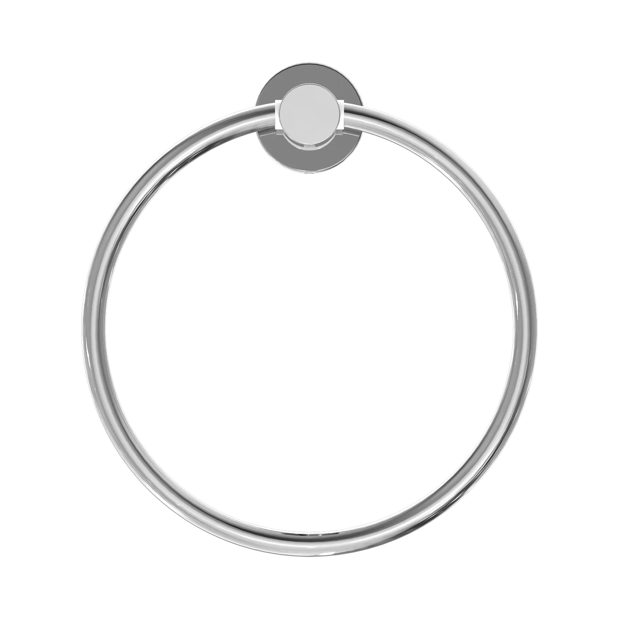 NR1980 CH Mecca Hand Towel Ring Chrome image 2