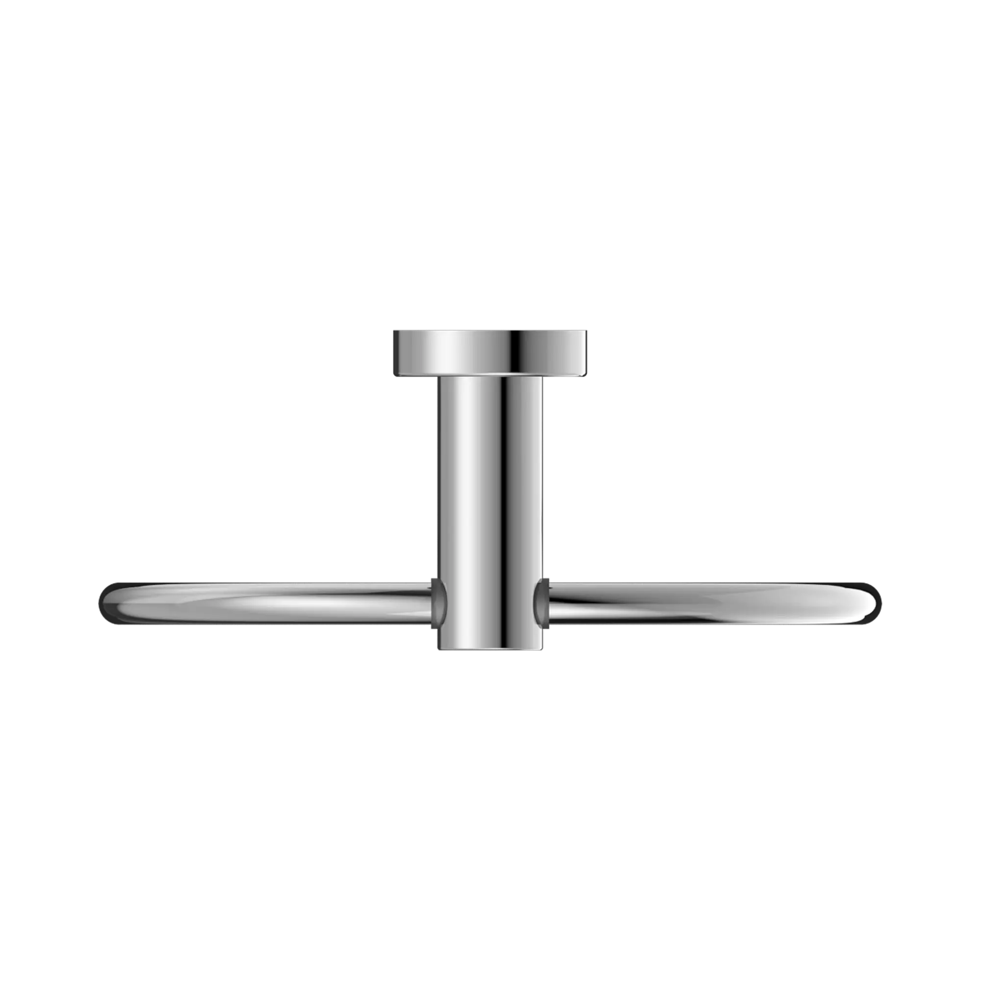 NR1980 CH Mecca Hand Towel Ring Chrome image 3