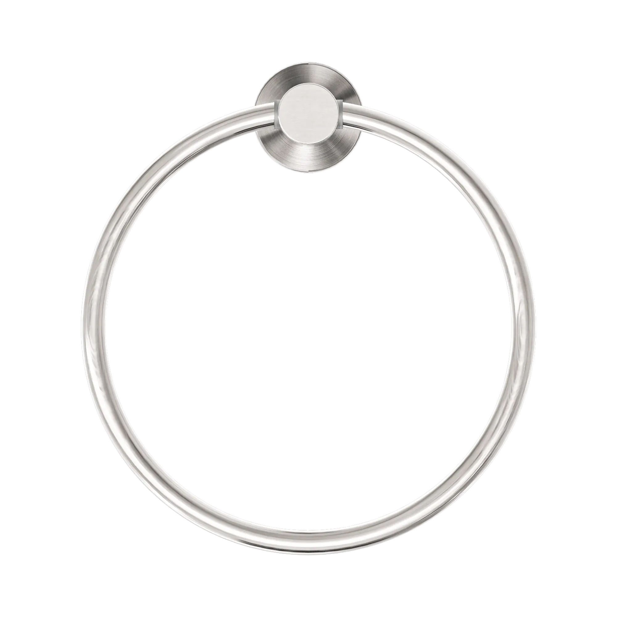 NR1980 BN Mecca Hand Towel Ring Brushed Nickel image 2