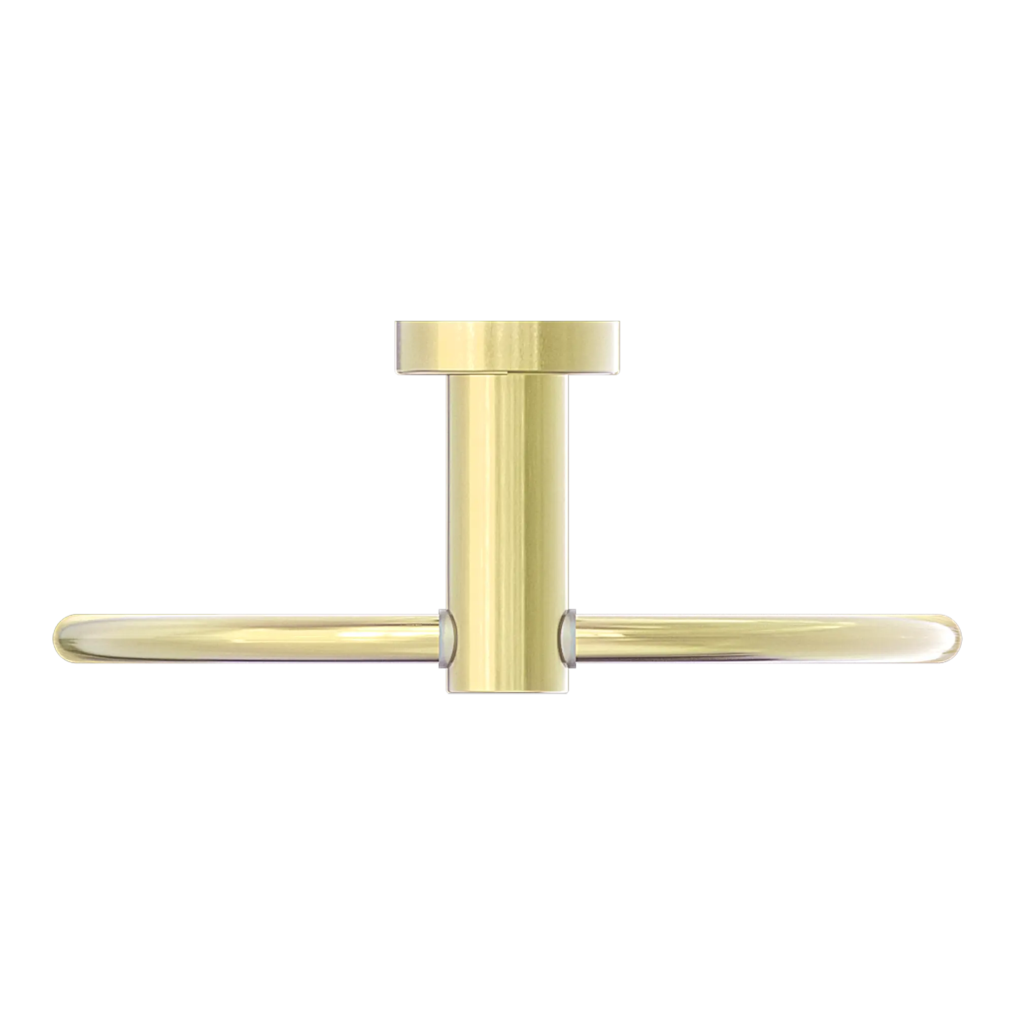 NR1980 BG Mecca Hand Towel Ring Brushed Gold image 3