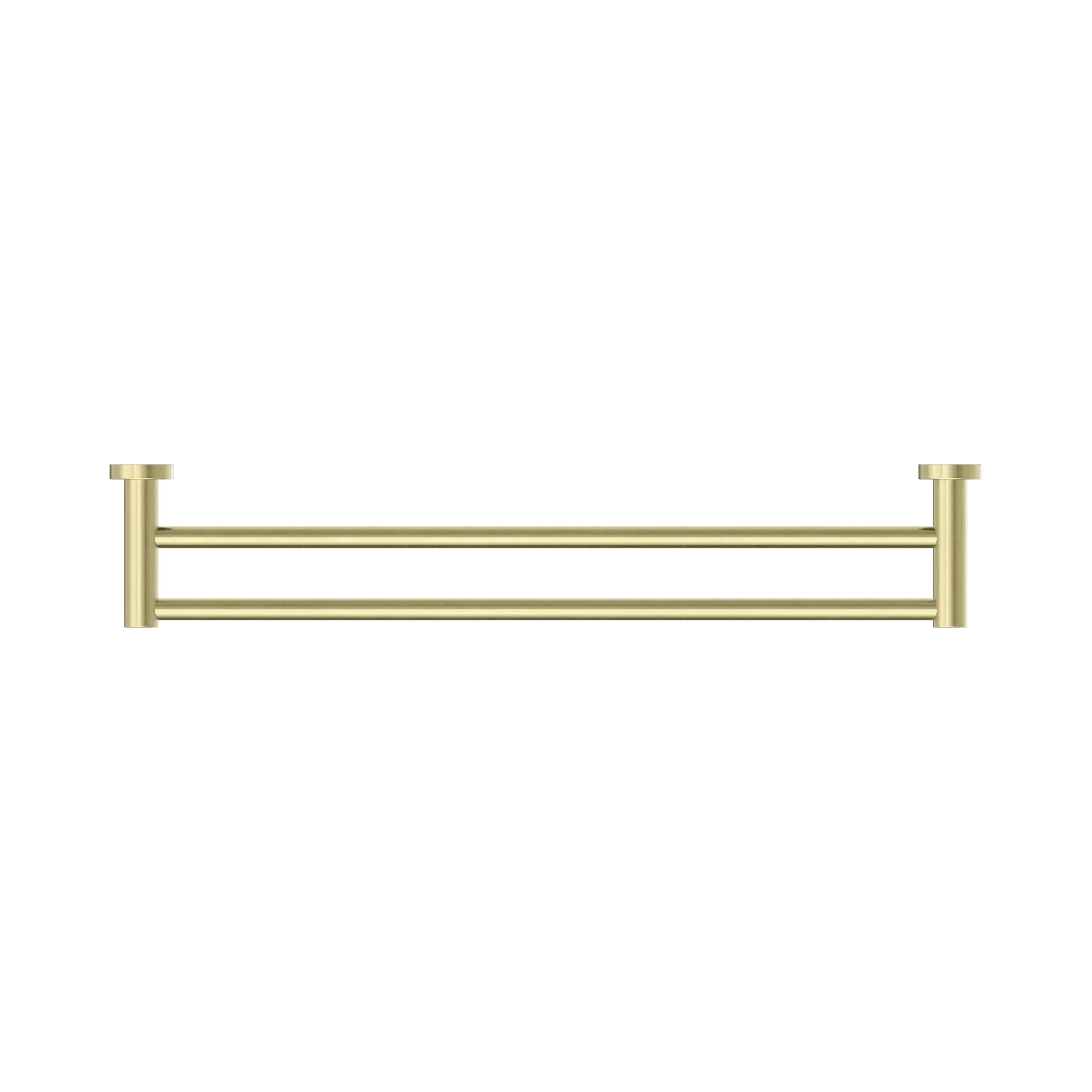 NR1924d BG Mecca Double Towel Rail 600mm Brushed Gold image 3