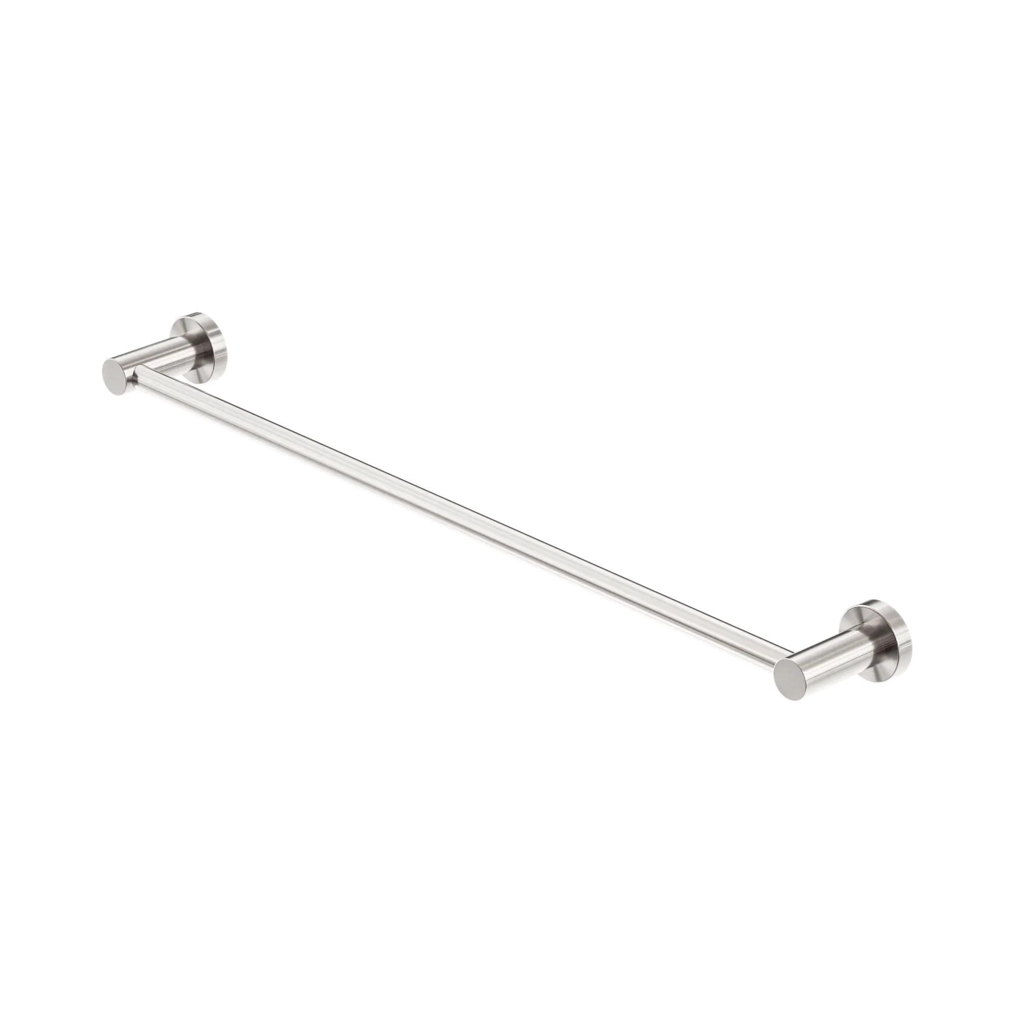 NR1924 BN Mecca Single Towel Rail 600mm Brushed Nickel image 1