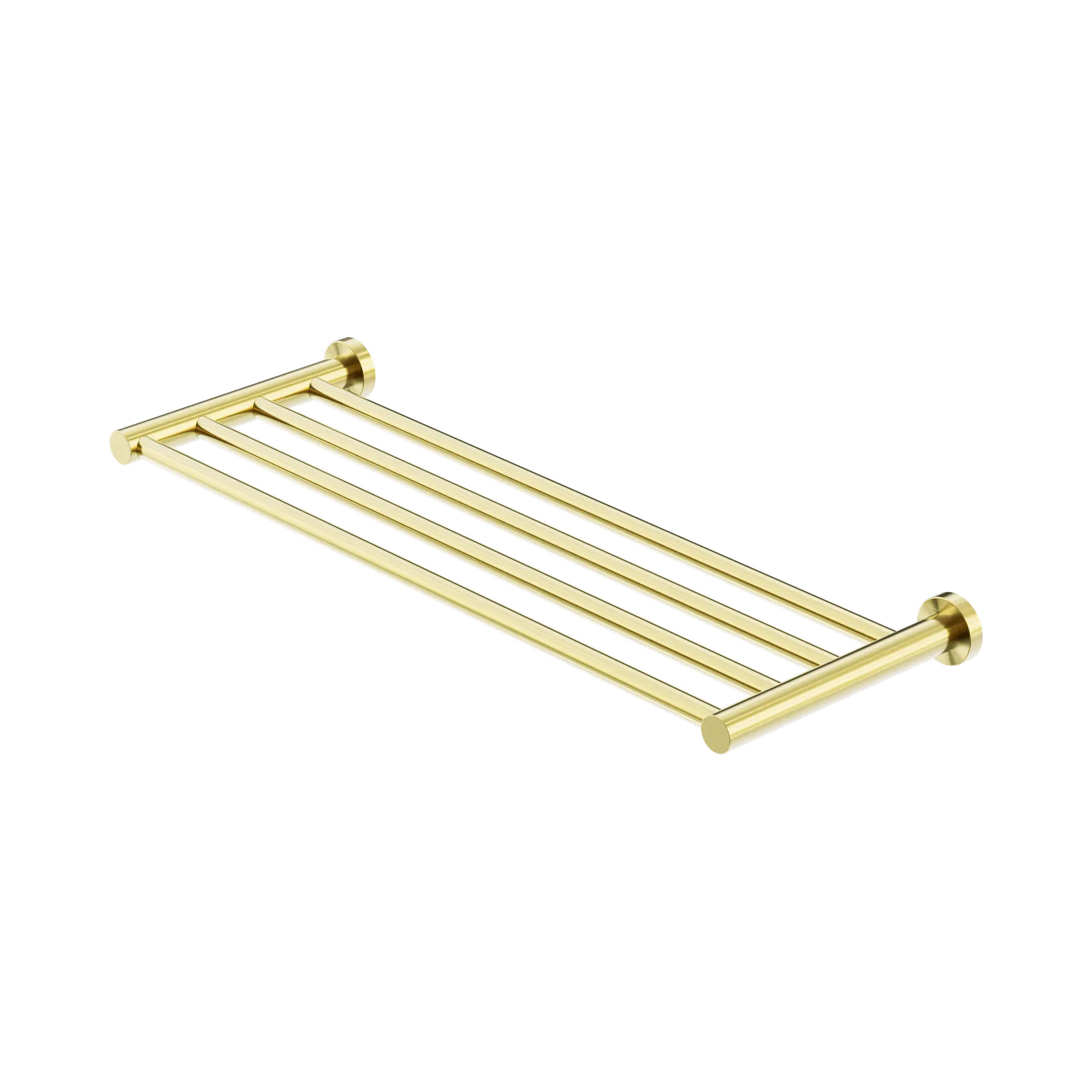 NR1989 BG Mecca Towel Rack Brushed Gold image 1