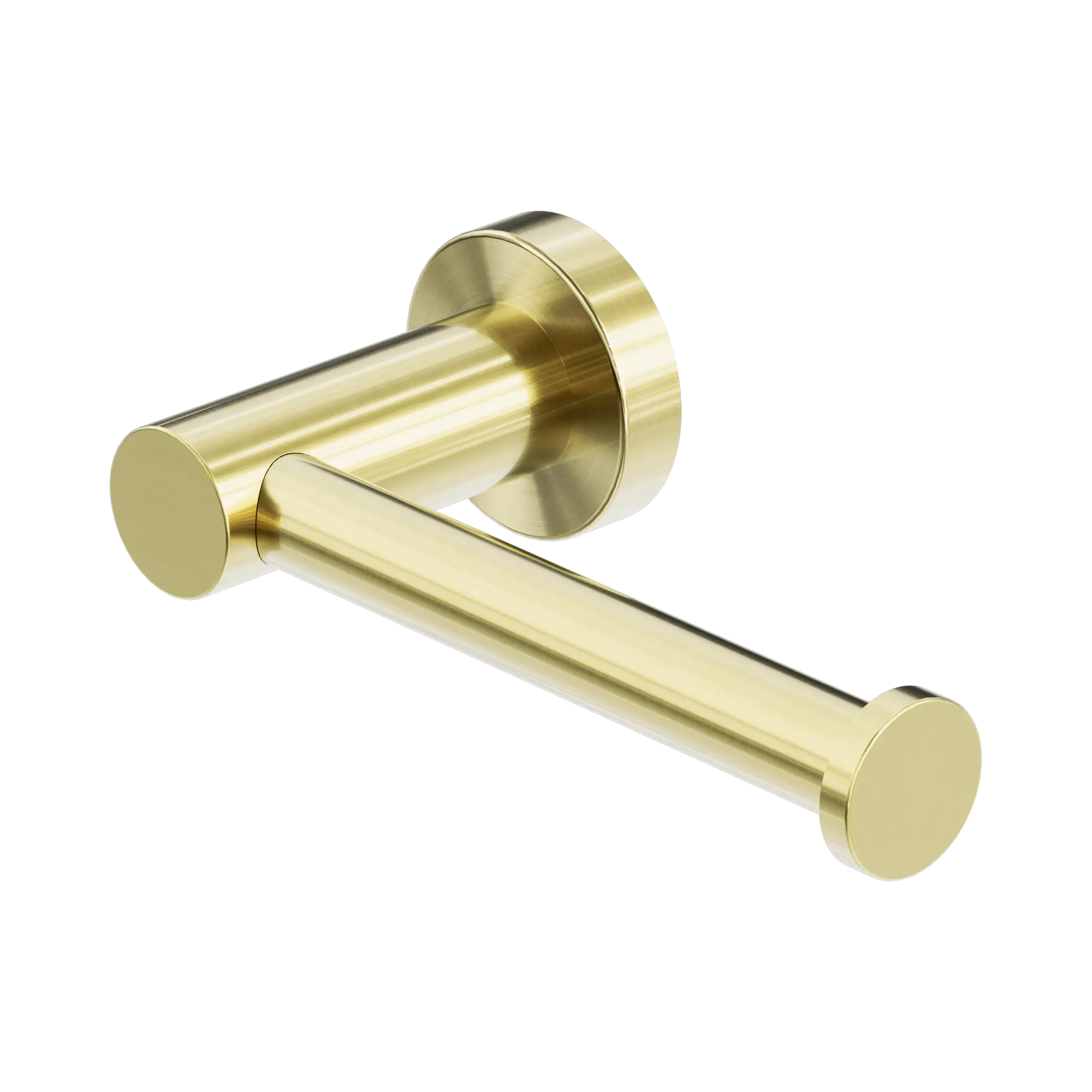 NR1986 BG Mecca Toilet Roll Holder Brushed Gold image 1
