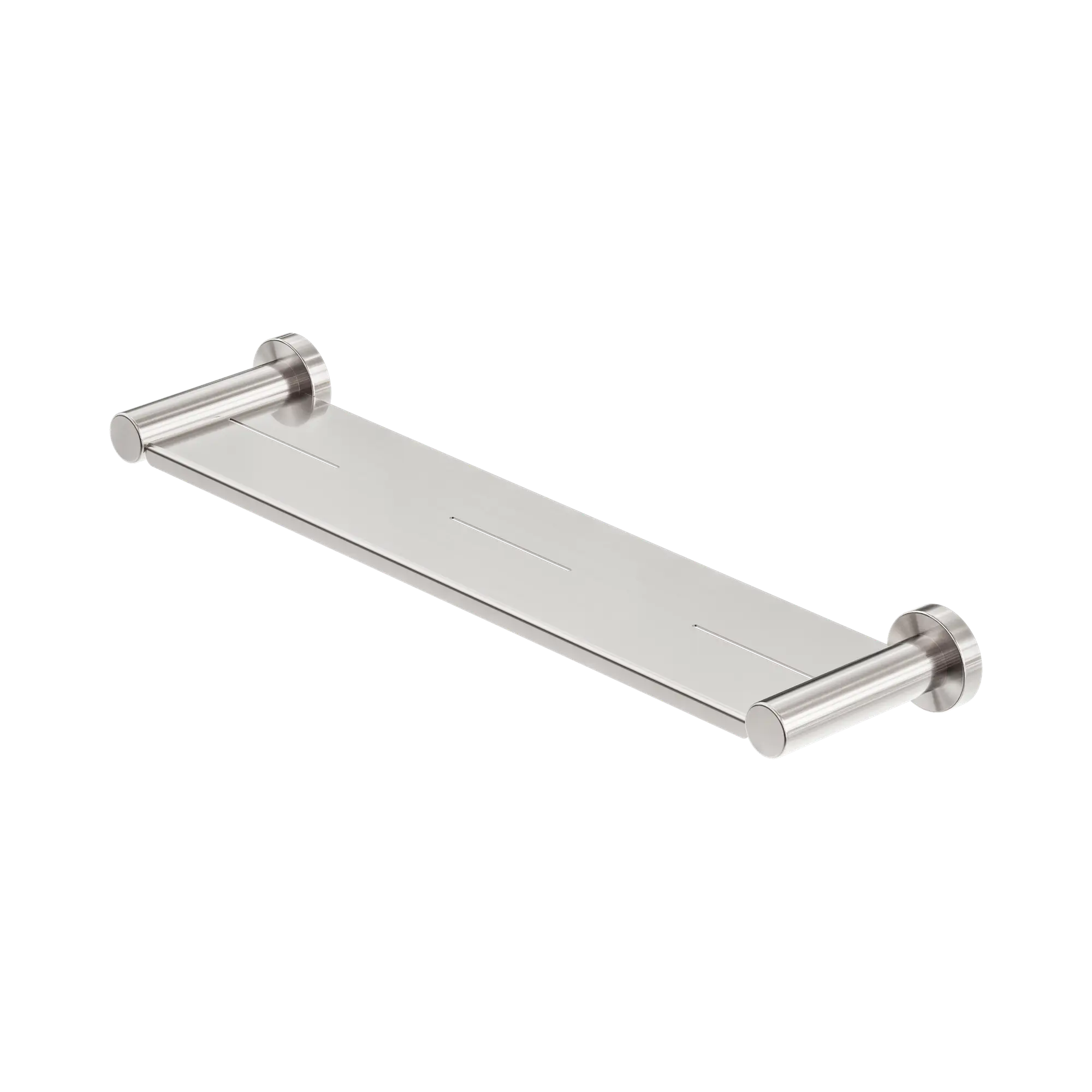 NR1987a BN Mecca Metal Shower Shelf Brushed Nickel image 1