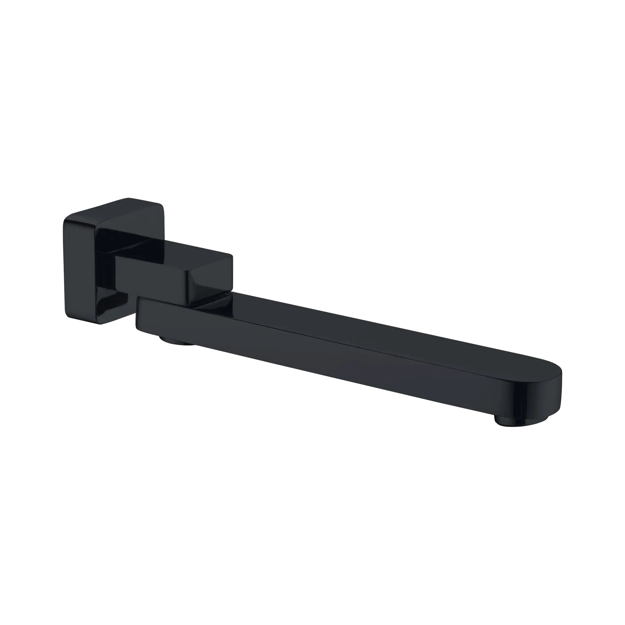 NR207 MB Bianca Swivel Bath Spout Only Matte Black image 1
