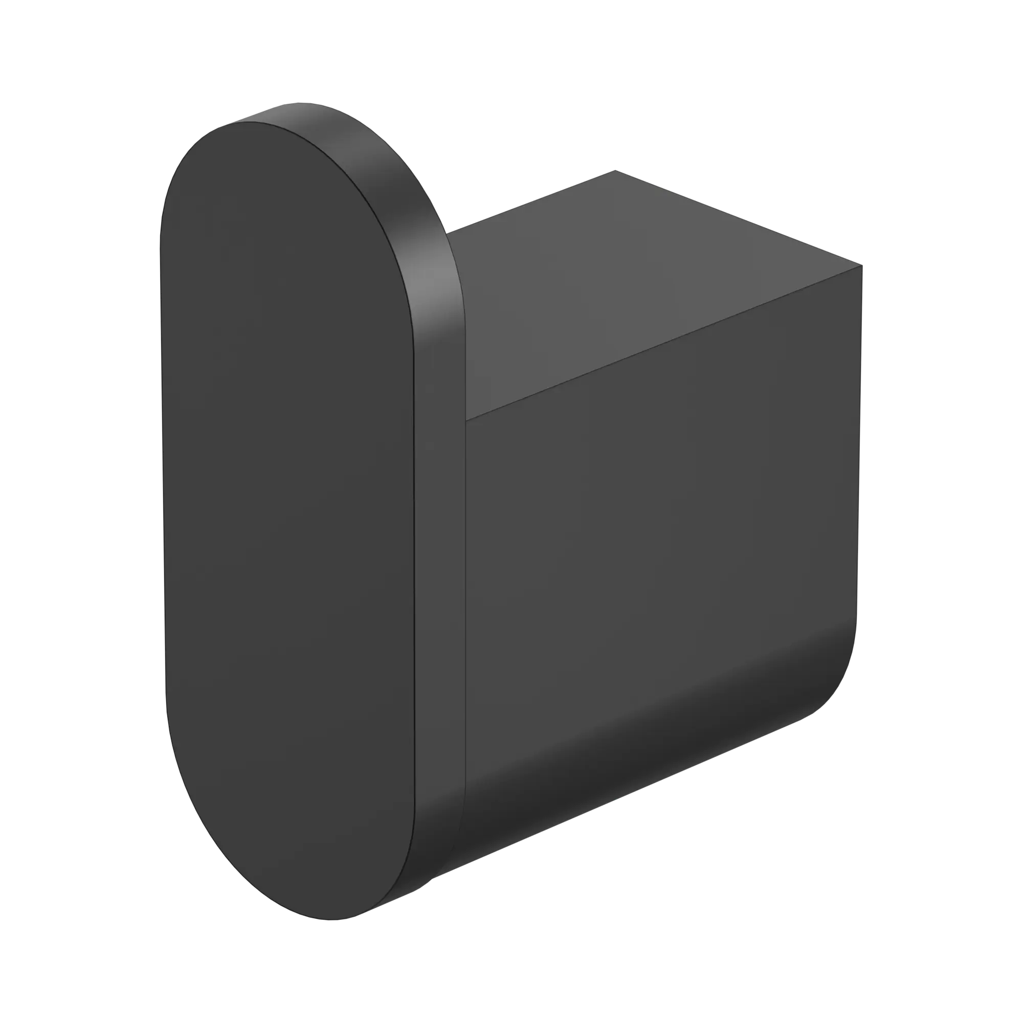 NR9082 MB Bianca Robe Hook Matte Black image 1