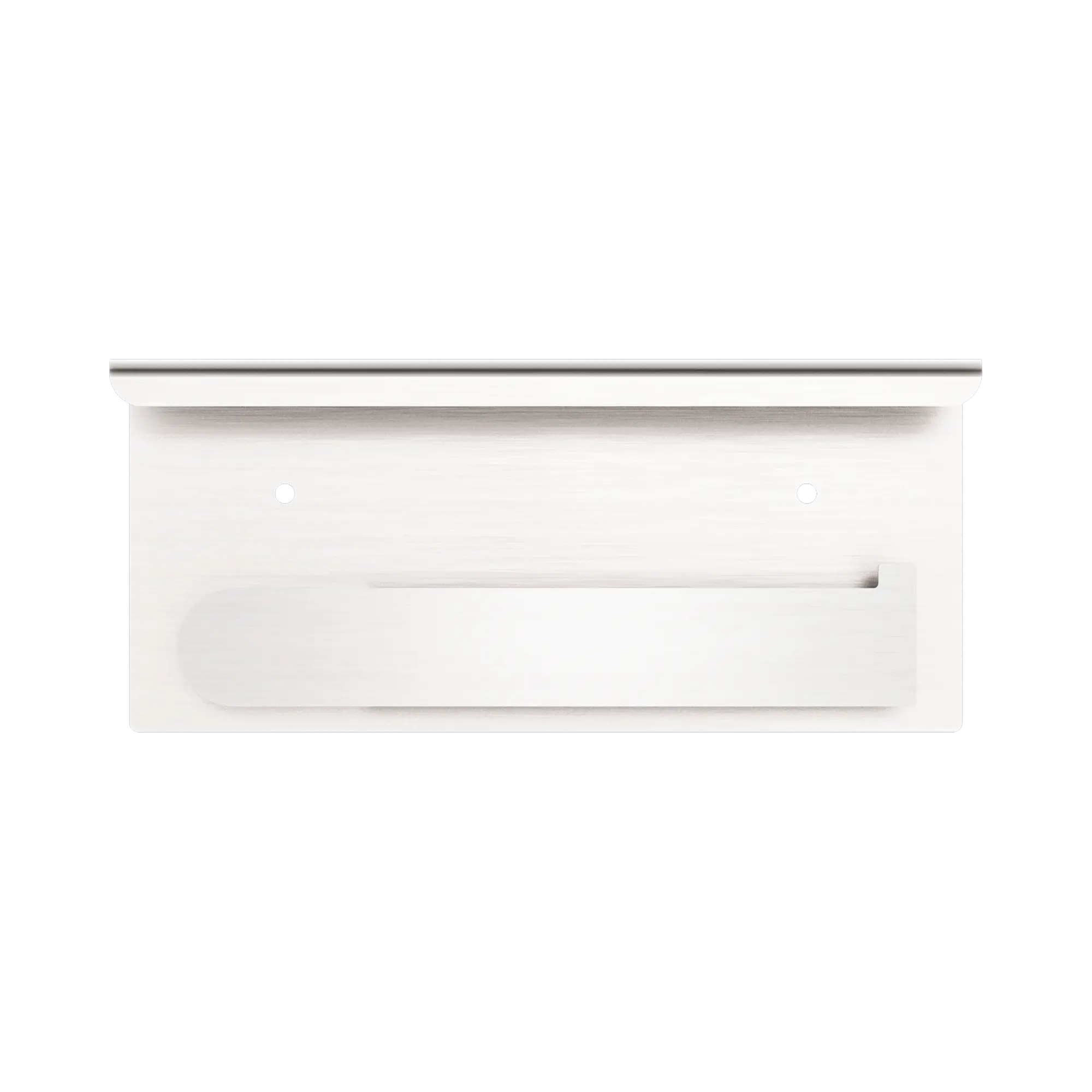 NR9086a BN Bianca Toilet Roll Holder With Phone Holder Brushed Nickel image 3