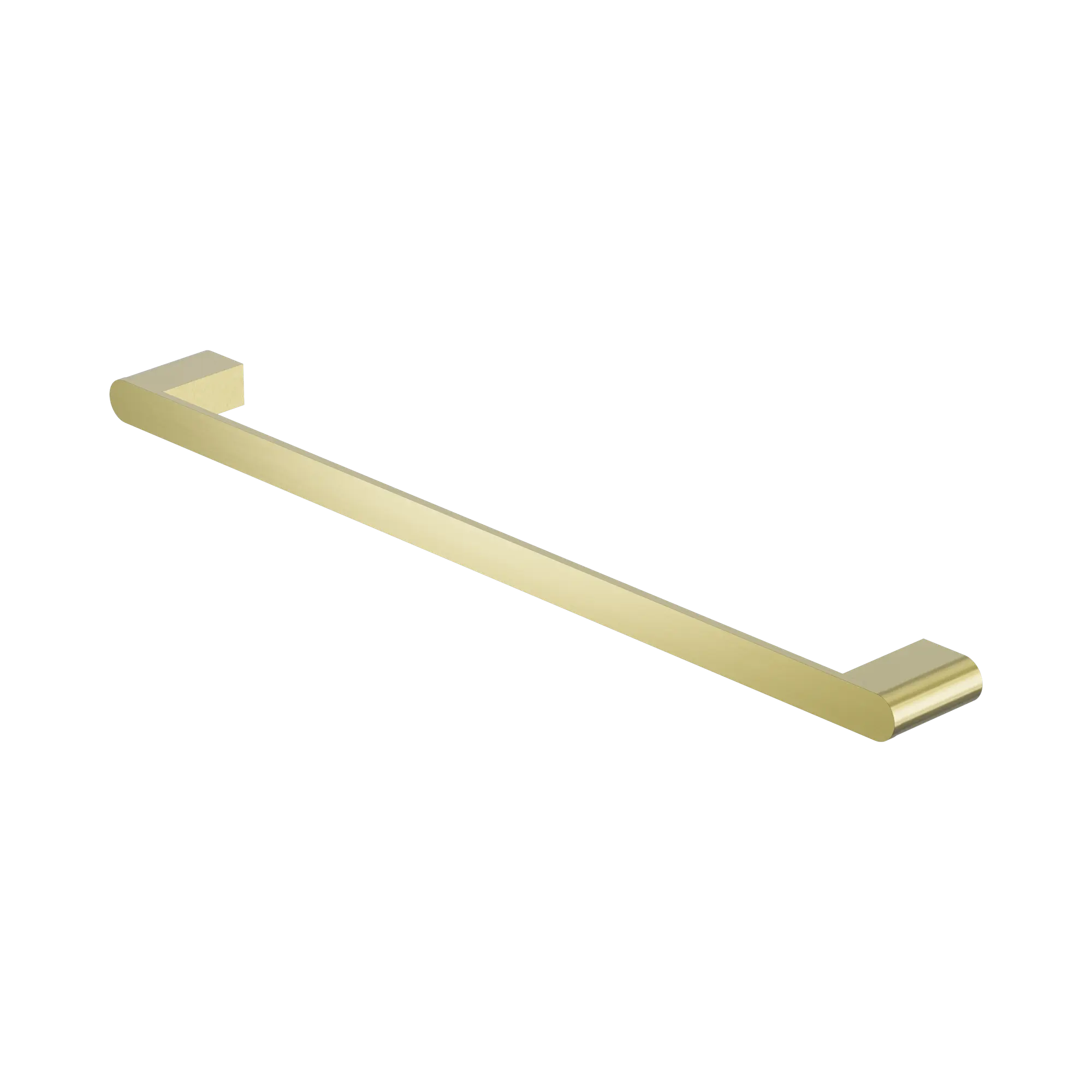 NR9024 BG Bianca Single Towel Rail 600mm Brushed Gold image 1