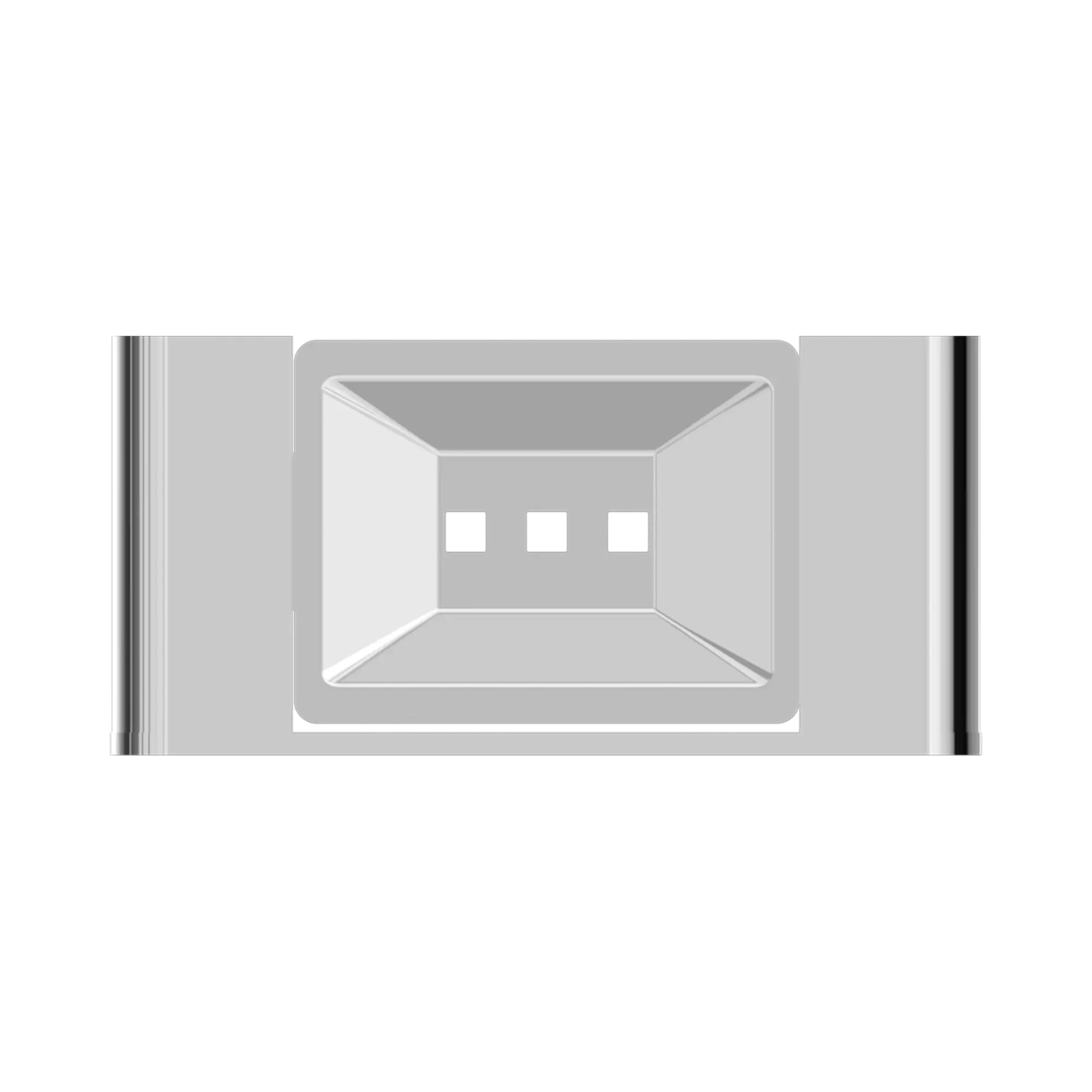 NR9081 CH Bianca Soap Dish Holder Chrome image 3