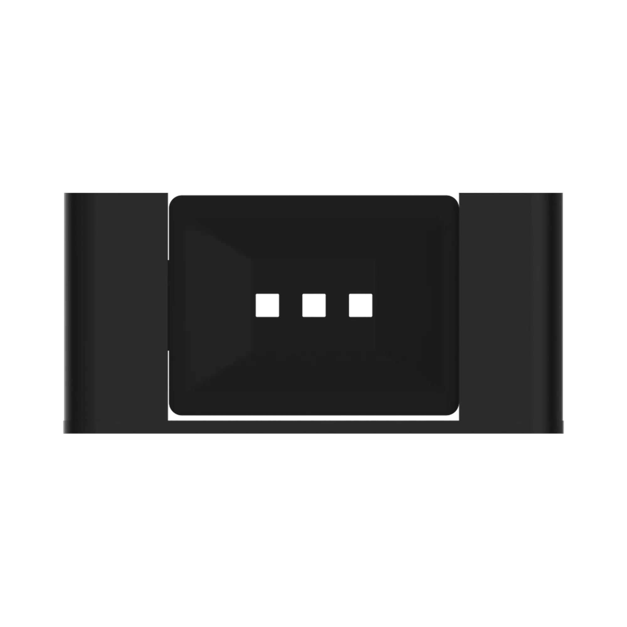 NR9081 MB Bianca Soap Dish Holder Matte Black image 3