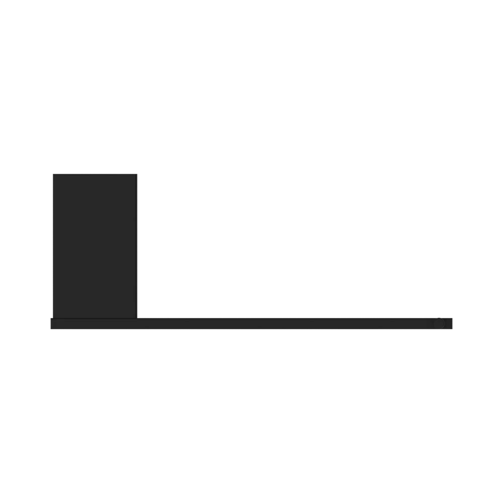 NR4686 MB Celia Toilet Roll Holder Matte Black image 3