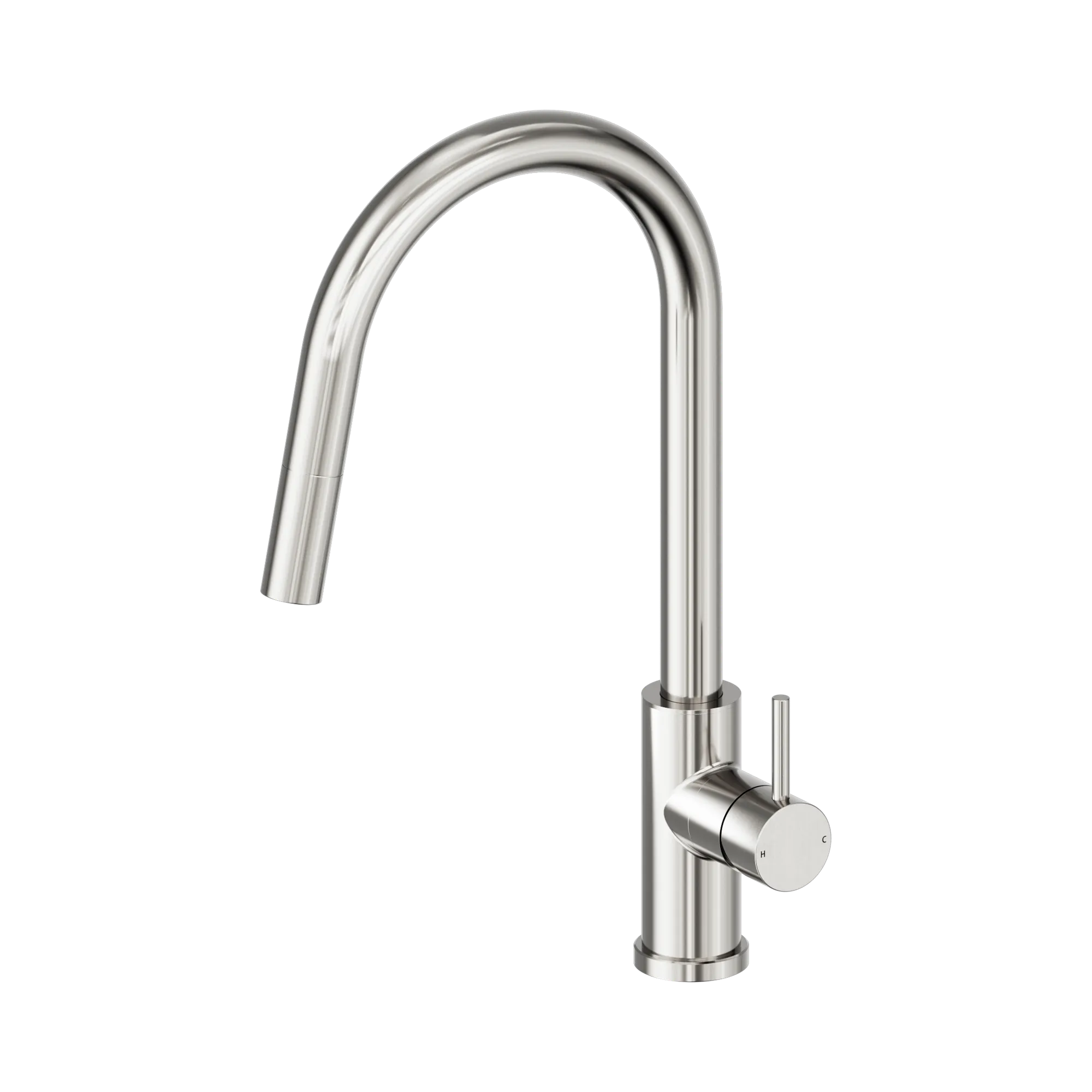 25 B004 BN Dolce II Pull Out Sink Mixer Brushed Nickel image 1