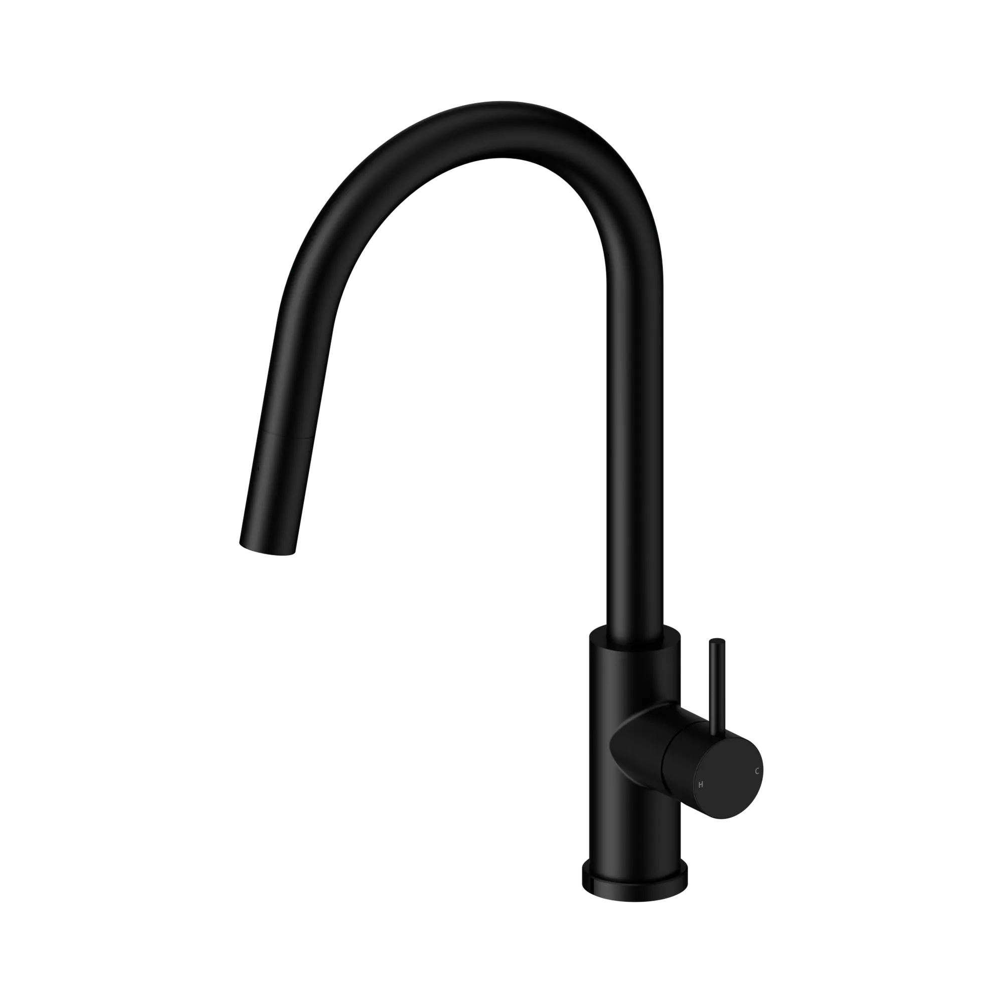 25 B004 MB Dolce II Pull Out Sink Mixer Matte Black image 1