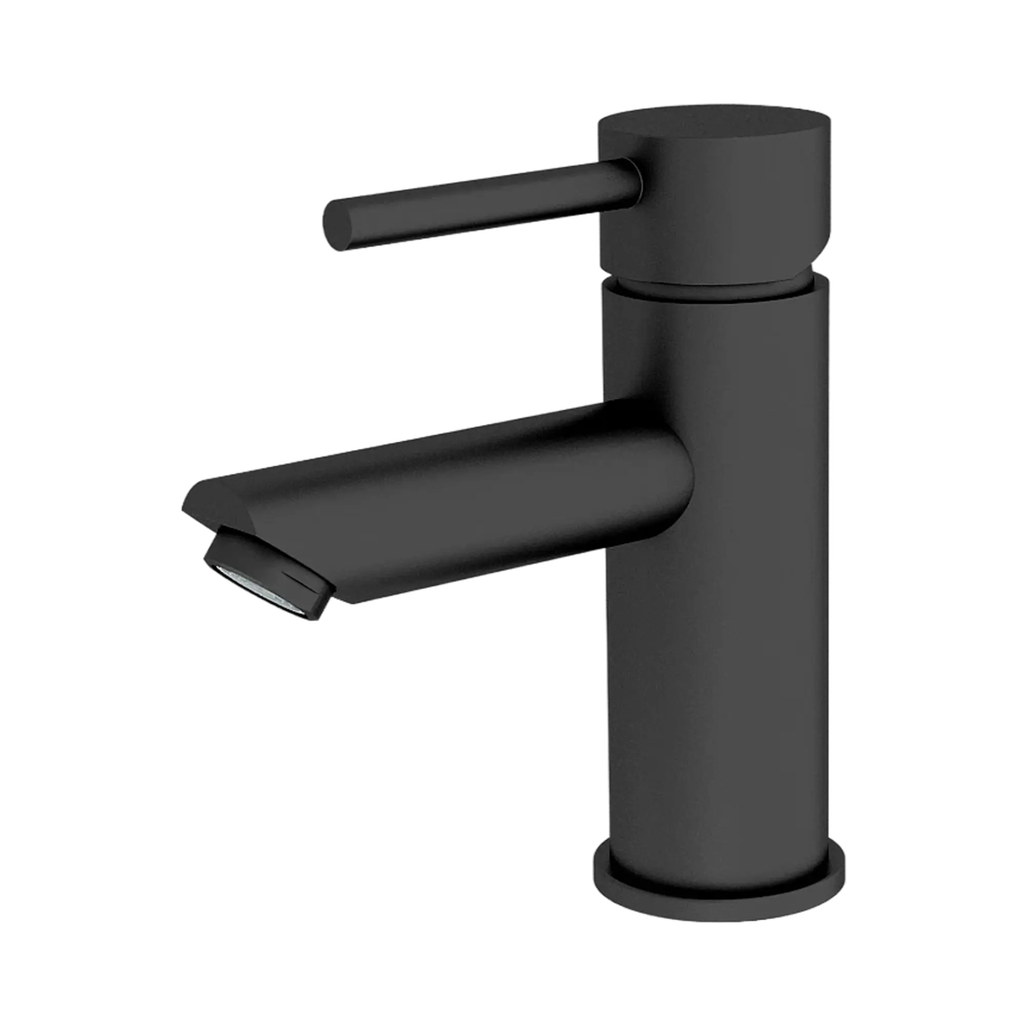 NR250802 MB Dolce Basin Mixer Straight Spout Matte Black image 1