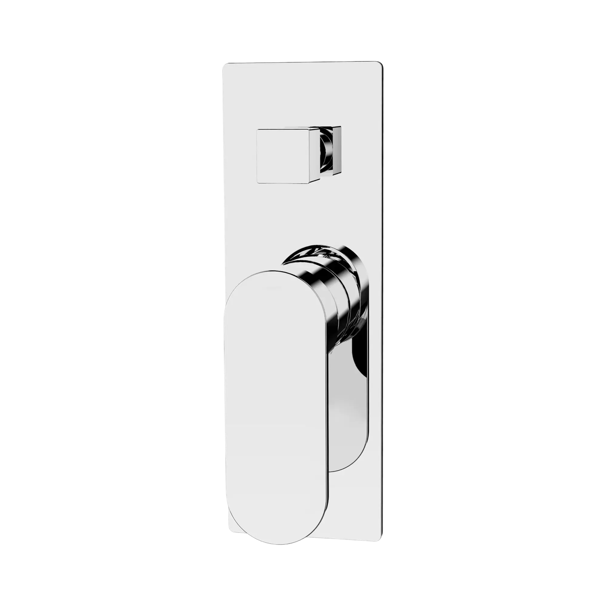 NR301309a CH Ecco Shower Mixer With Divertor Chrome image 1