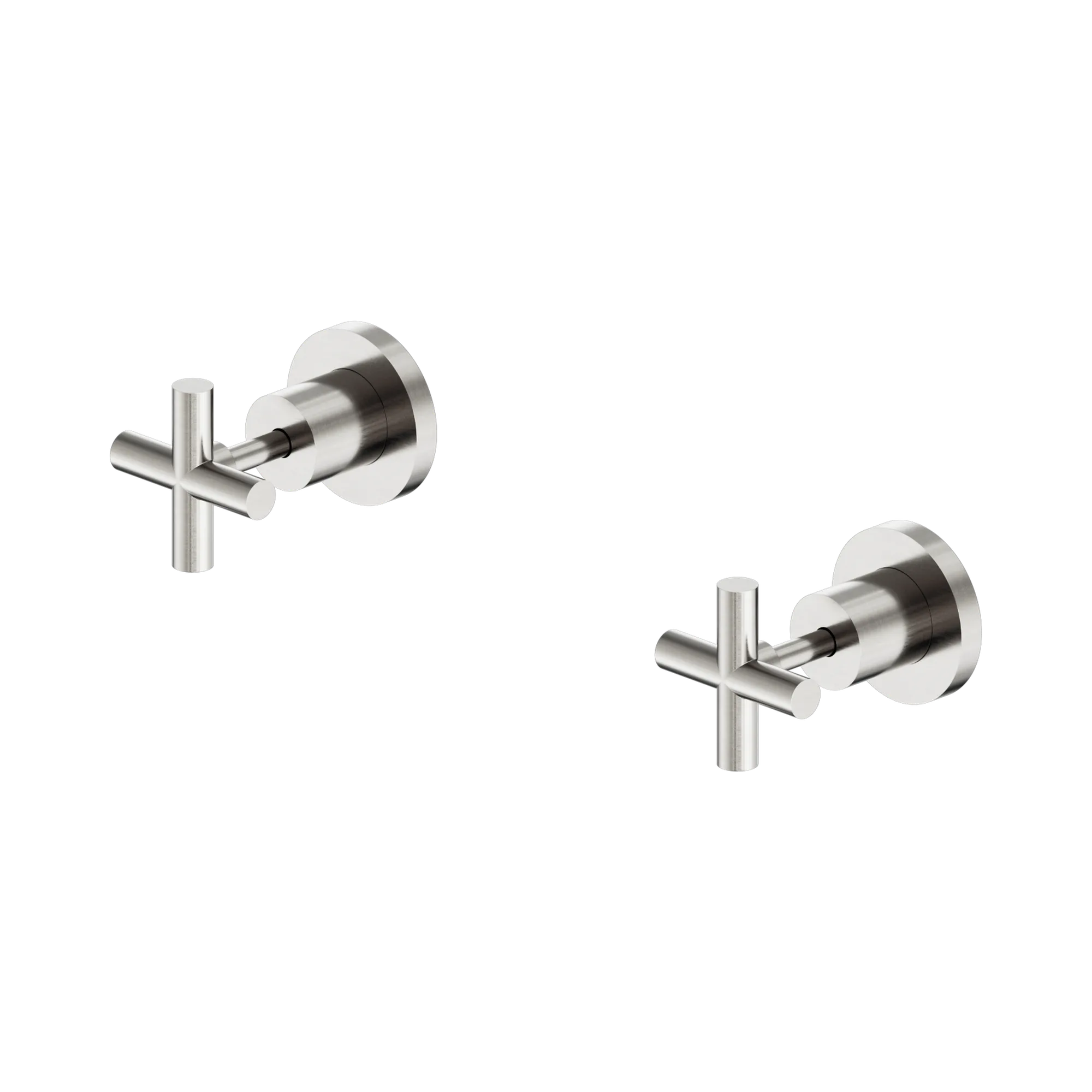 NR201609 BN X Plus Wall Tops Assembly Brushed Nickel image 1