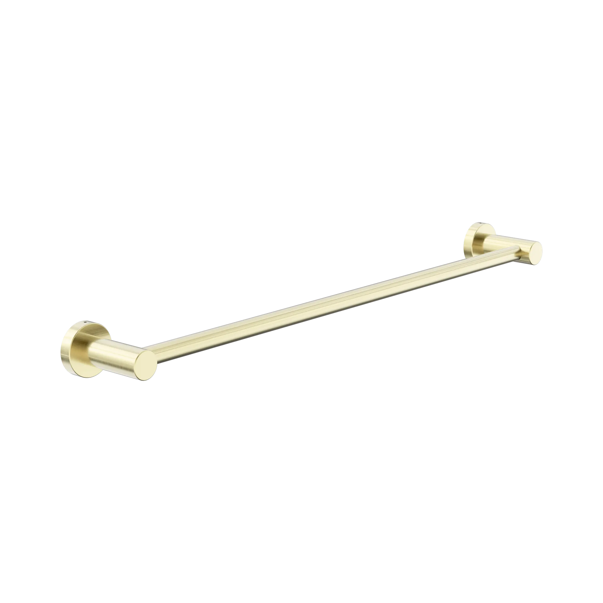 NR2024 BG Dolce II Single Towel Rail 600mm Brushed Gold image 1