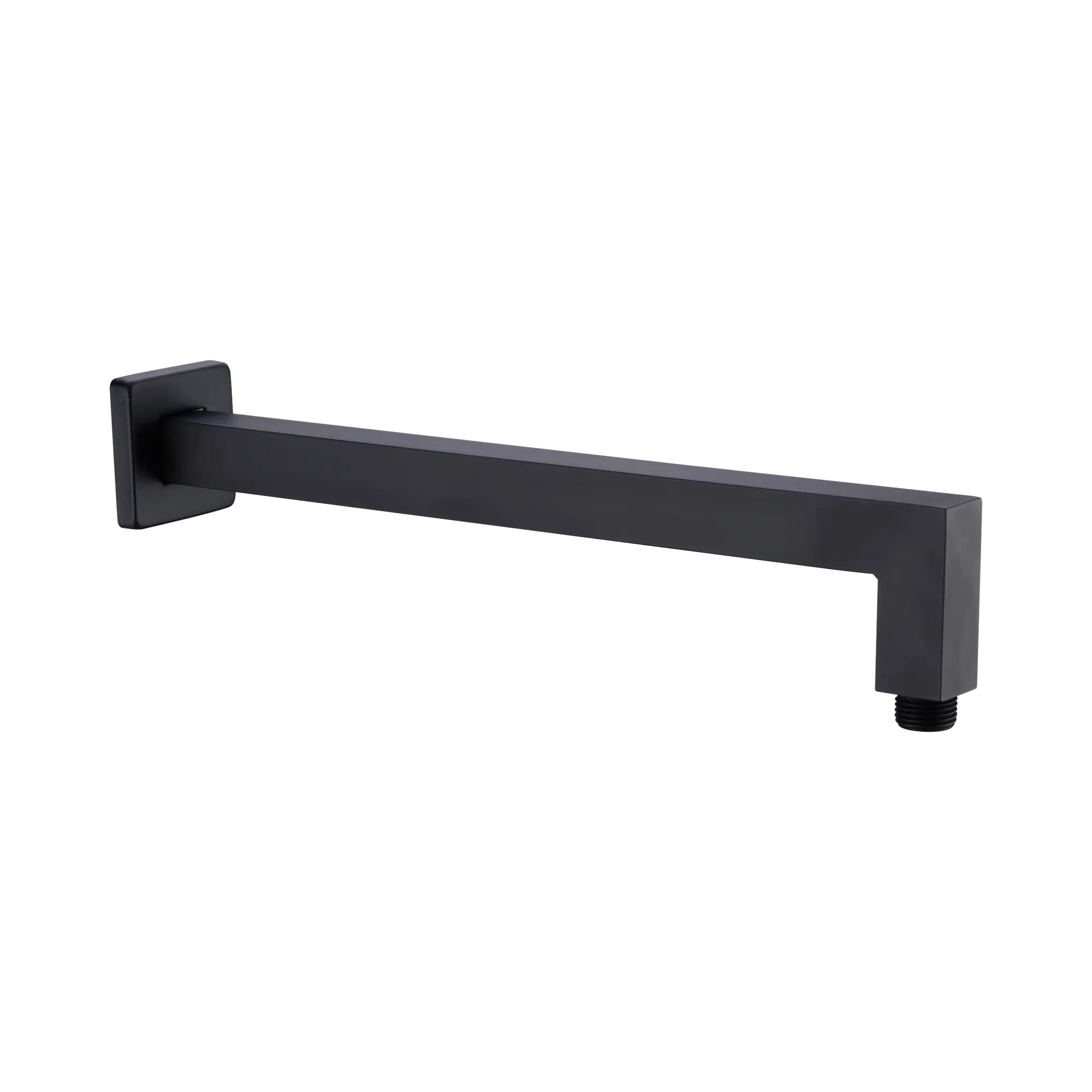 NR501 MB Square Shower Arm Matte Black image 1