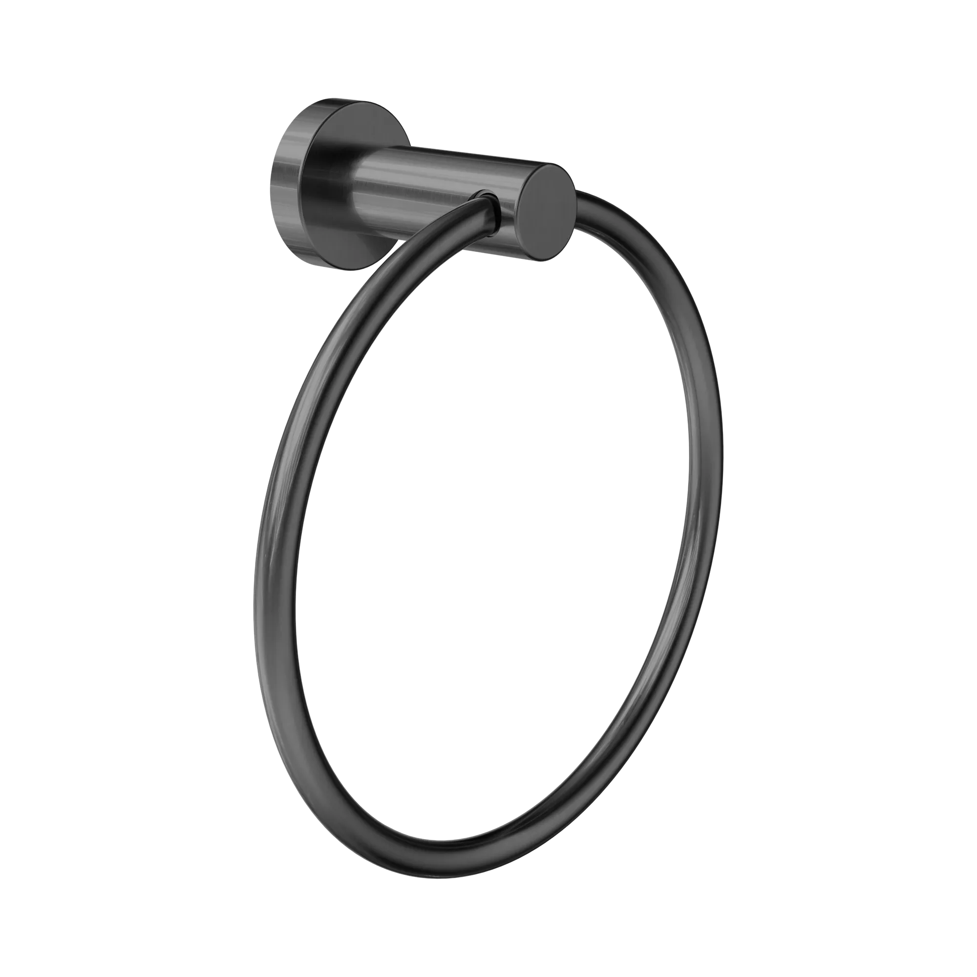 NR2080 GM Dolce II Hand Towel Ring Gun Metal image 1