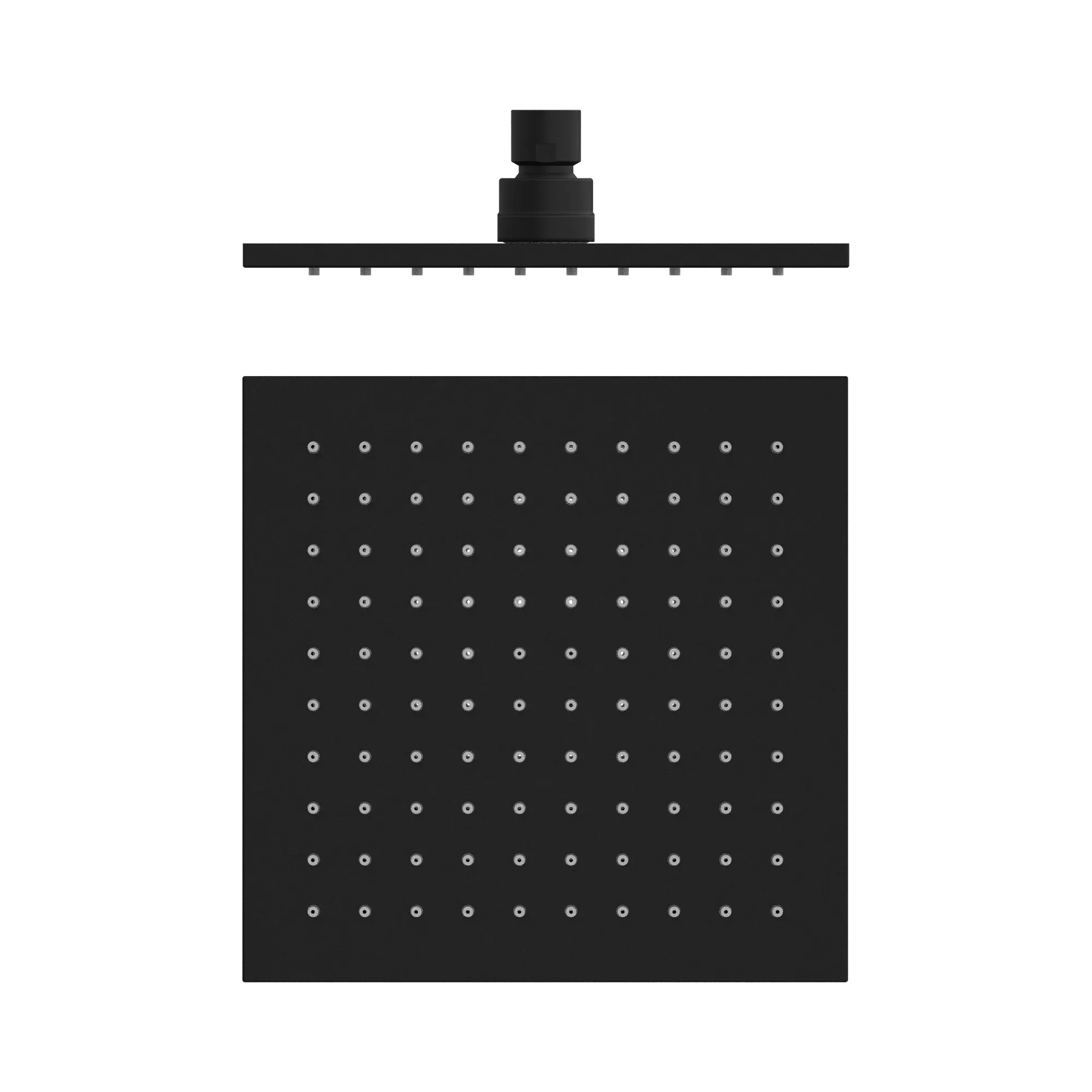 NRROB0803 MB 200mm Square Shower Head Matte Black image 1