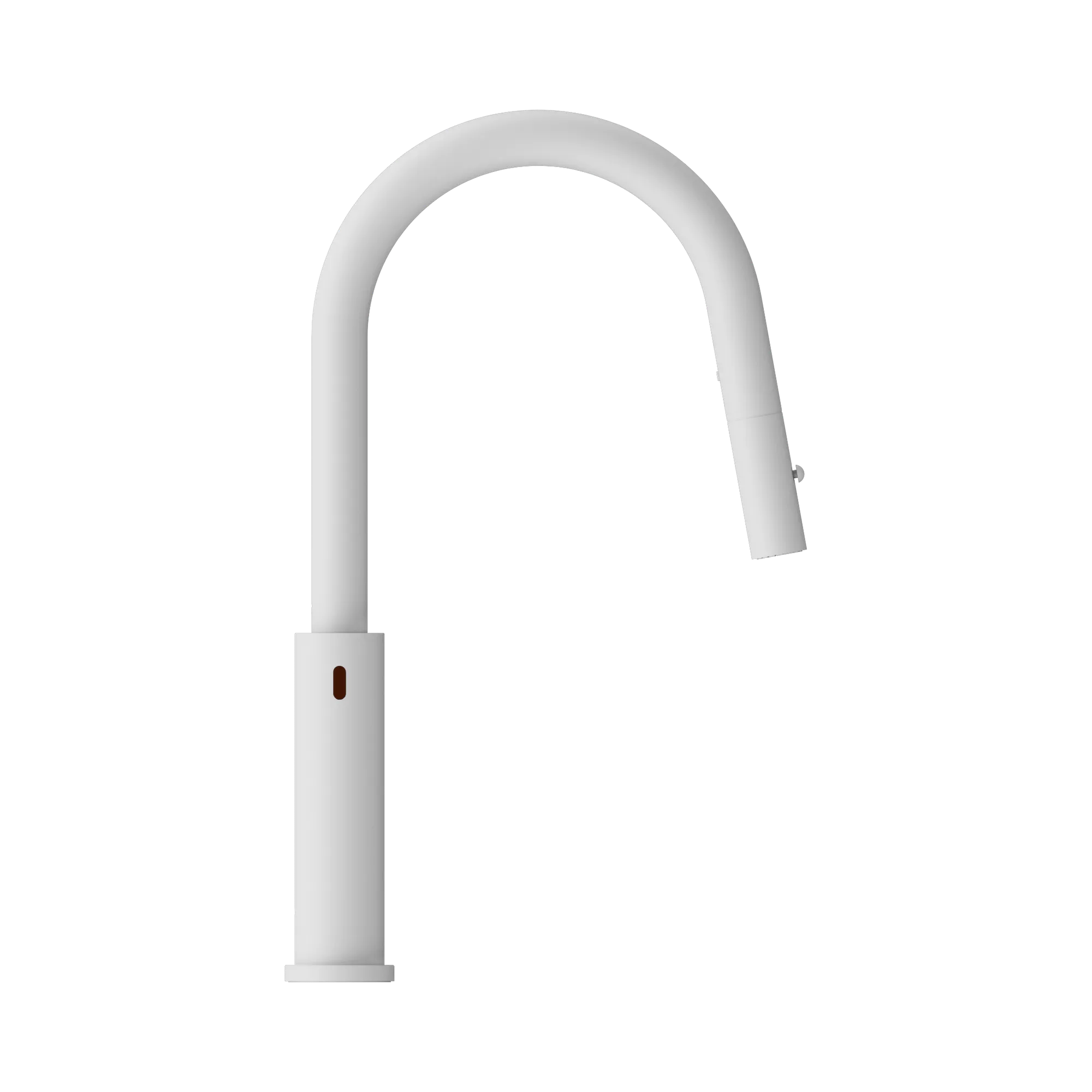 NR221908a MW Mecca Smart Sensor Pull Out Kitchen Mixer Matte white image 2