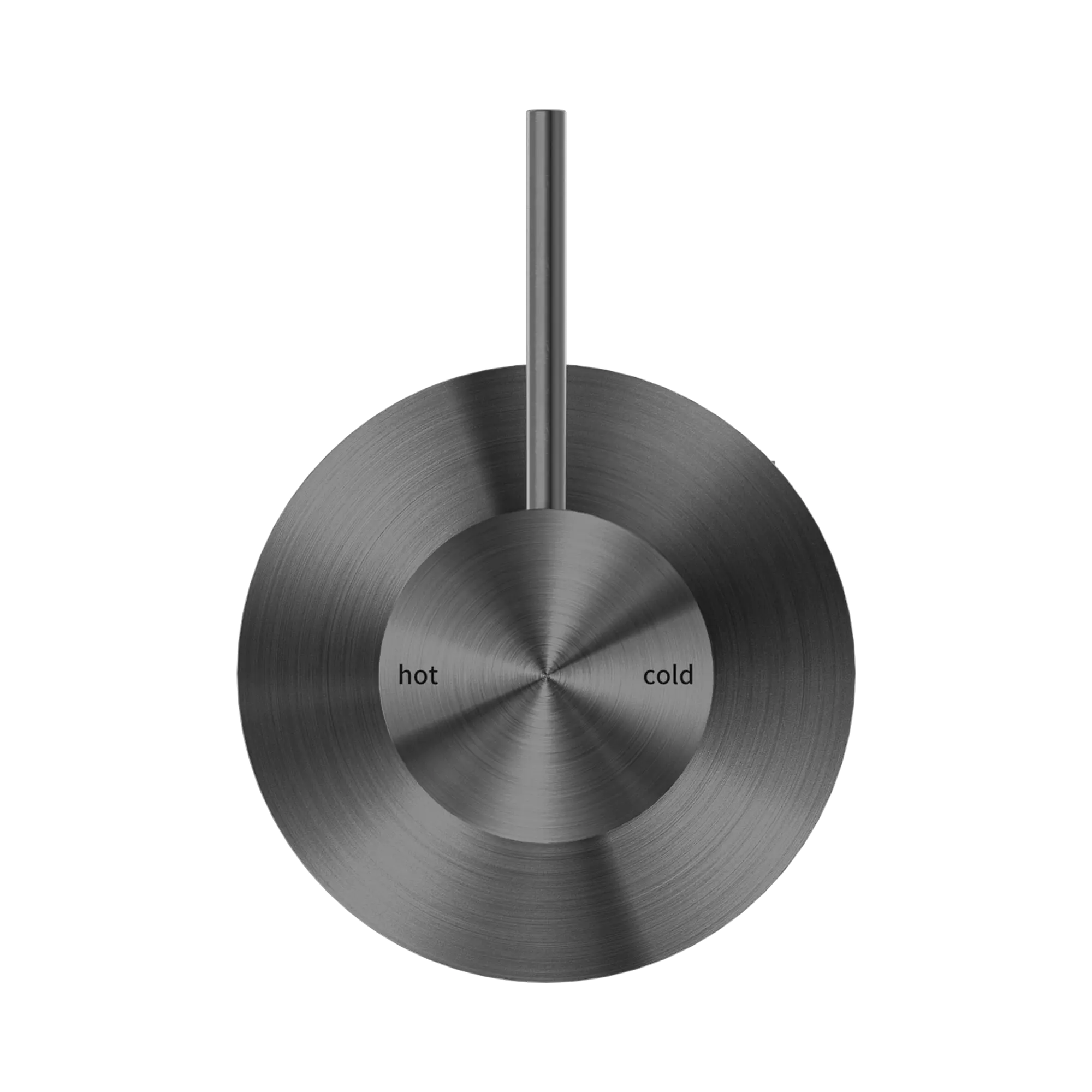 NR221909b GM Mecca Shower Mixer Handle Up Gun Metal image 2