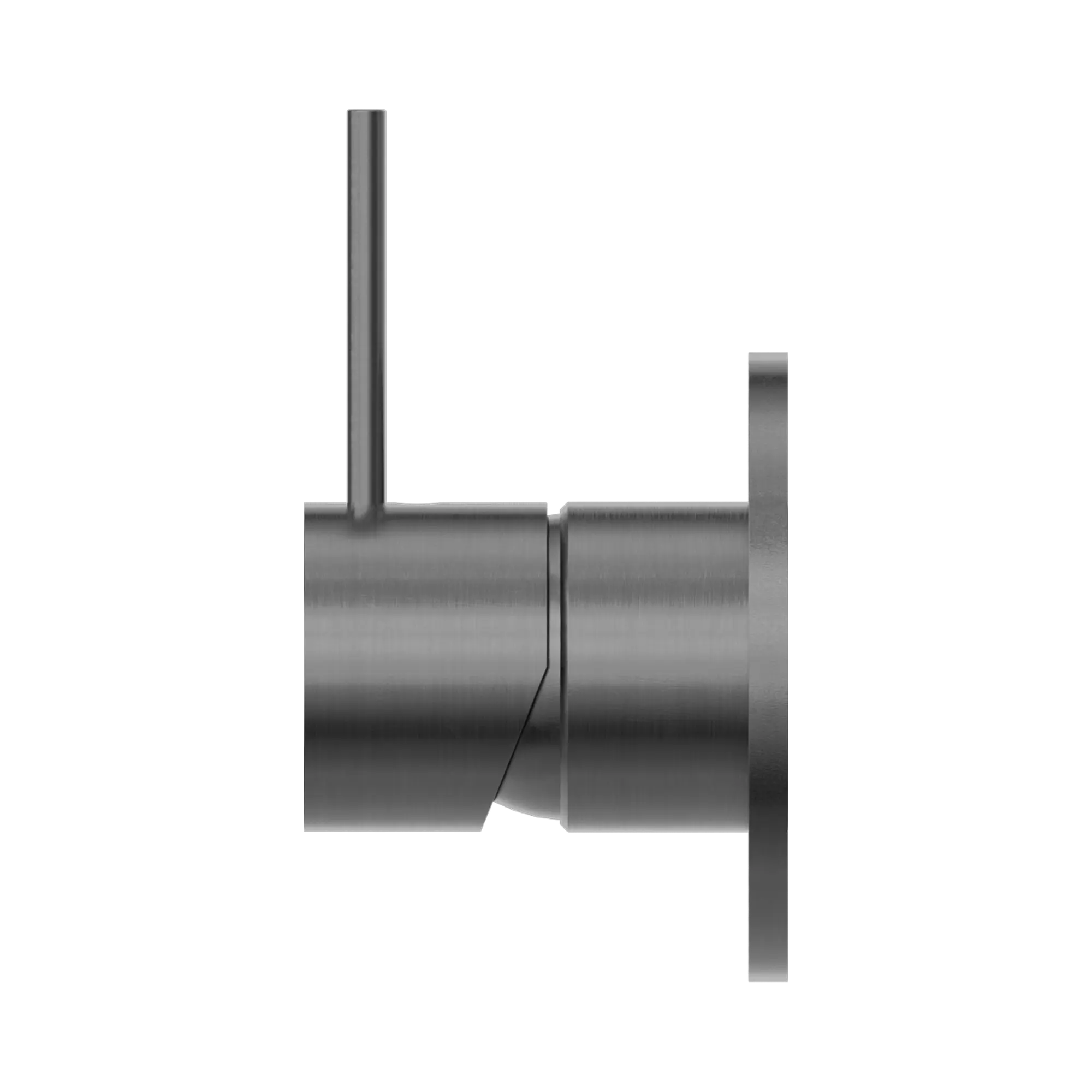 NR221909b GM Mecca Shower Mixer Handle Up Gun Metal image 3