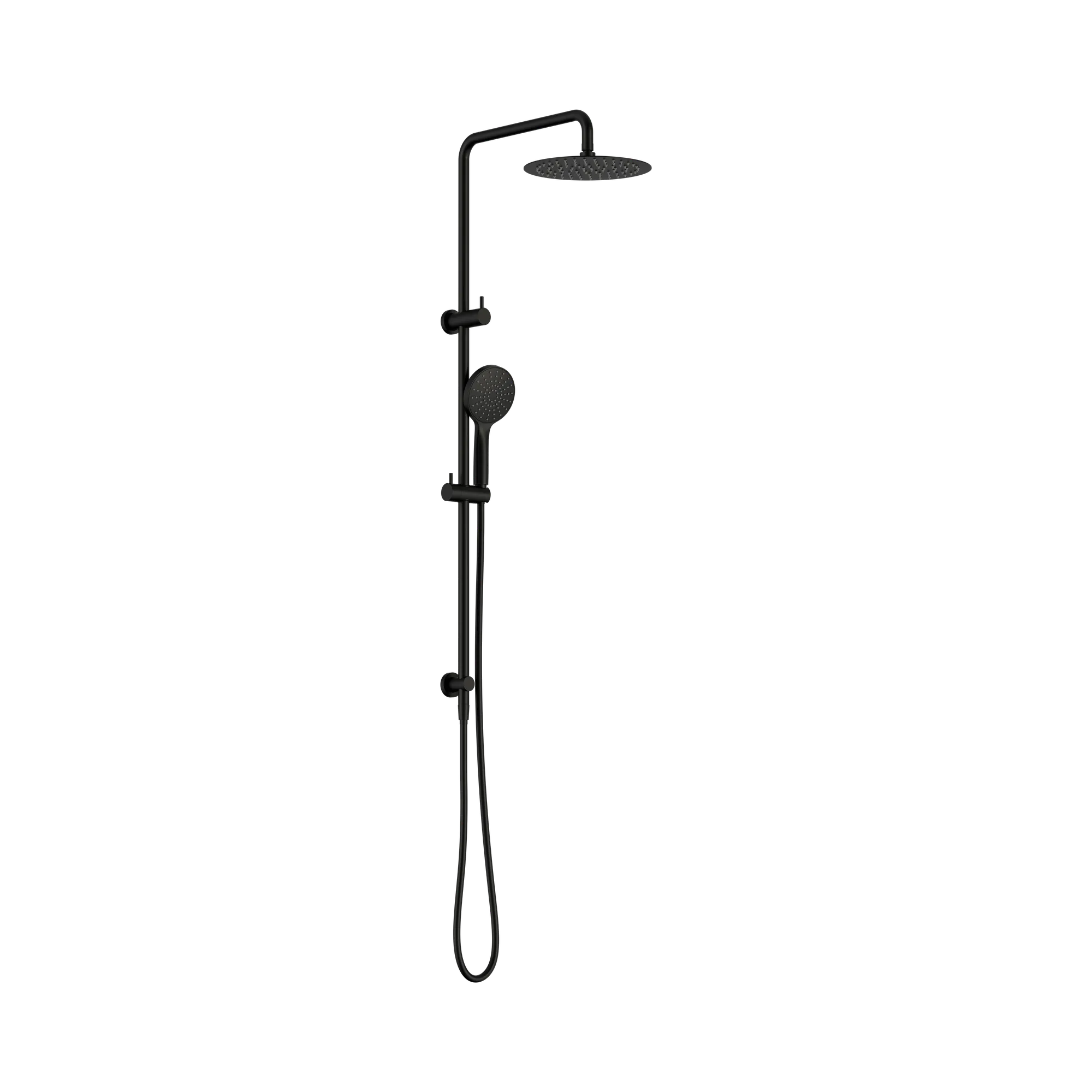 NR232105g MB Dolce II Twin Shower Matte Black image 1