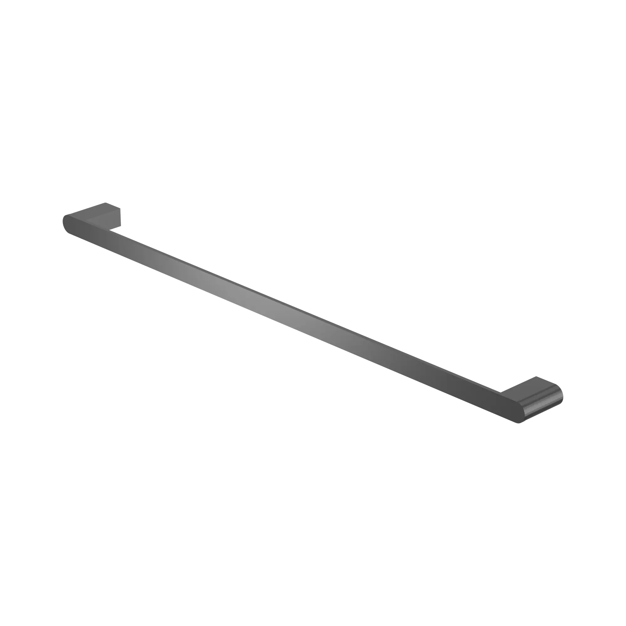 NR9030 GM Bianca Single Towel Rail 800mm Gun Metal image 1