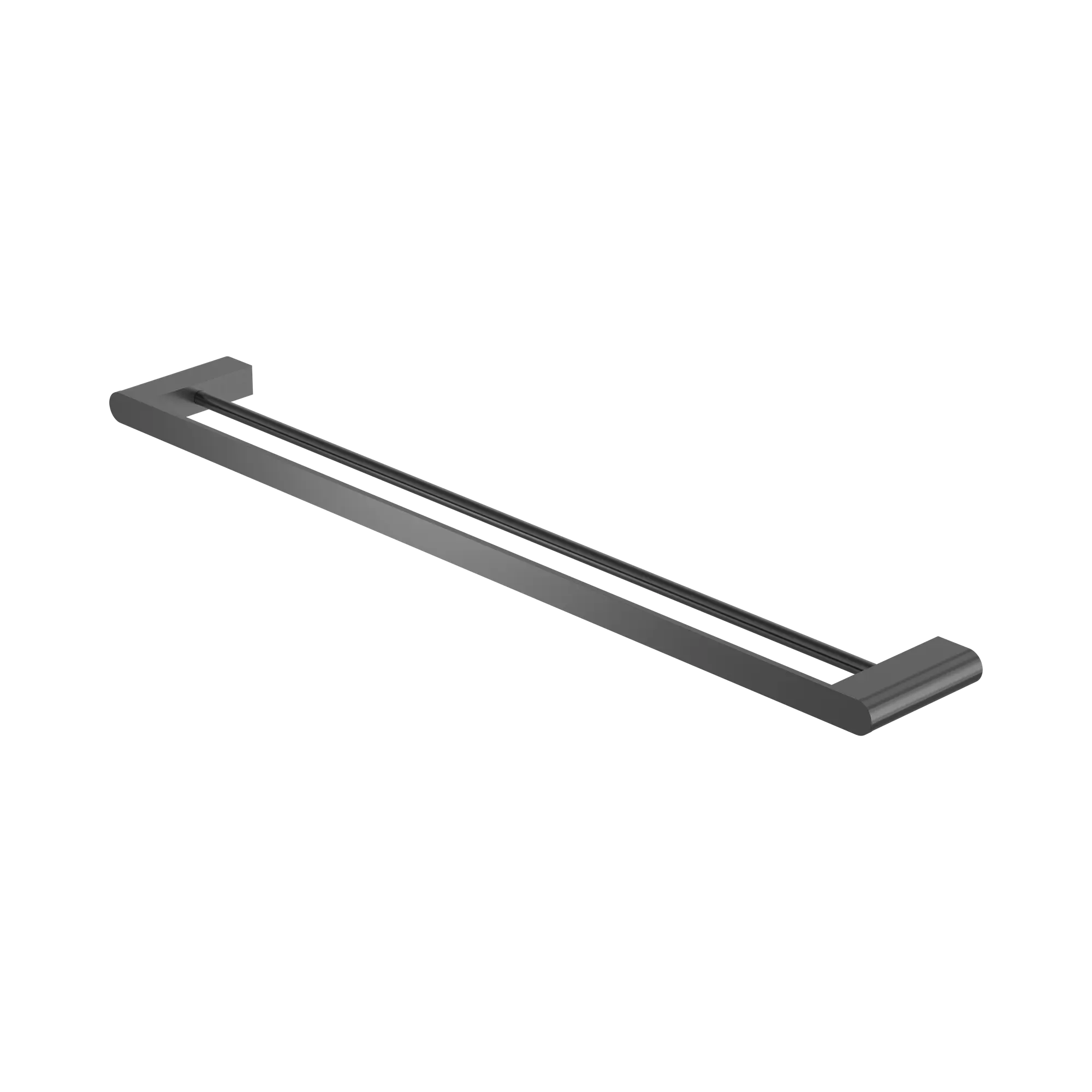 NR9030d GM Bianca Double Towel Rail 800mm Gun Metal image 1