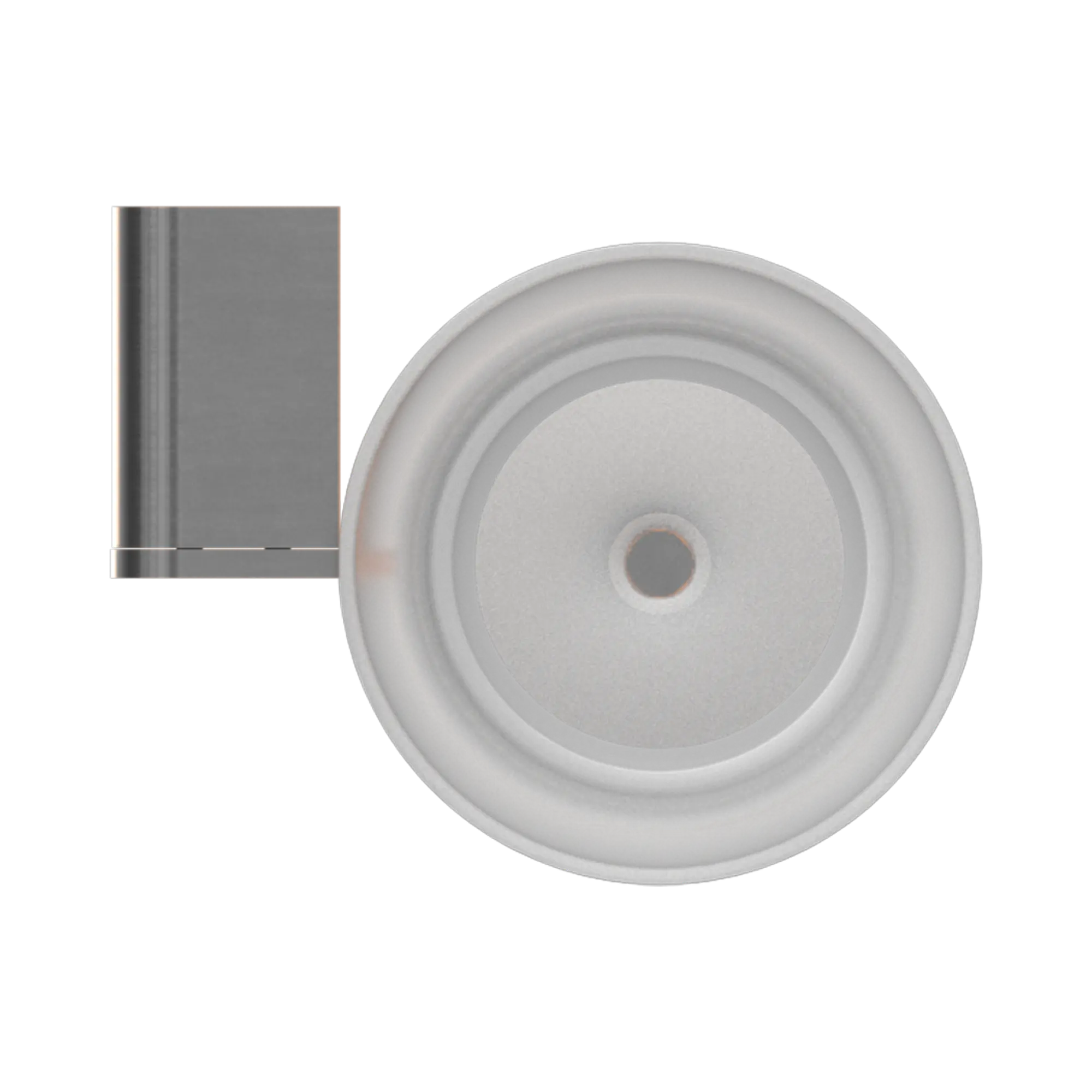 NR9088 GM Bianca Toilet Brush Holder Gun Metal image 3