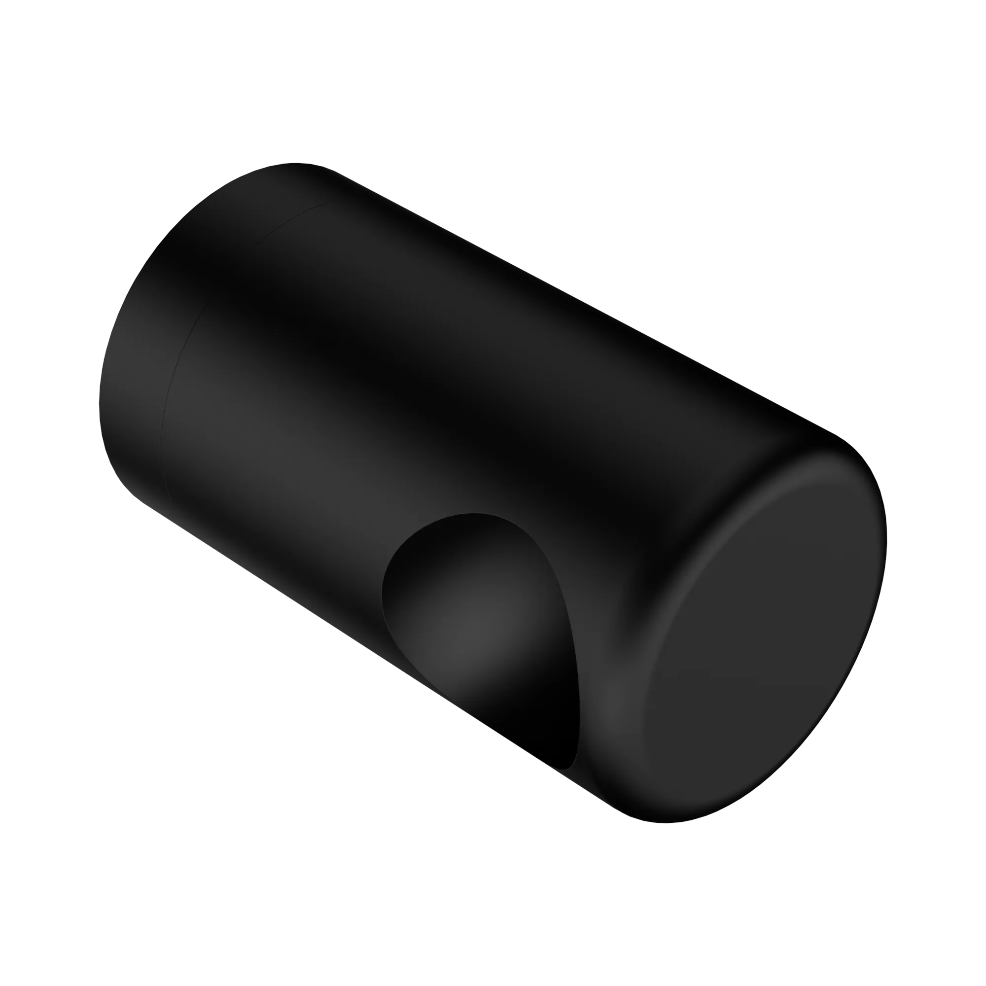 NR5390427 MB Mecca Care Make Your Own 32mm Grab Rail End Bracket Matte Black image 1