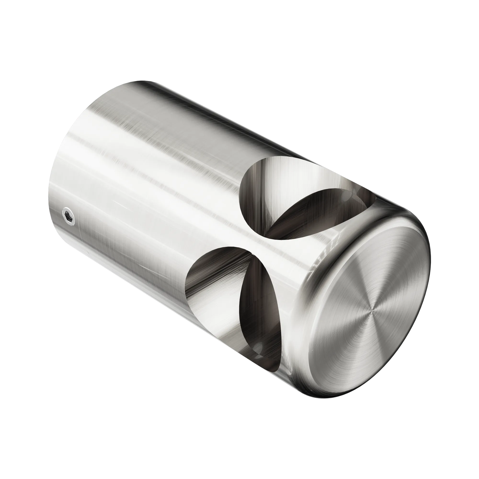 NR5390428 BN Mecca Care Make Your Own 32mm Grab Rail 90 Degree Bracket Brushed Nickel image 1